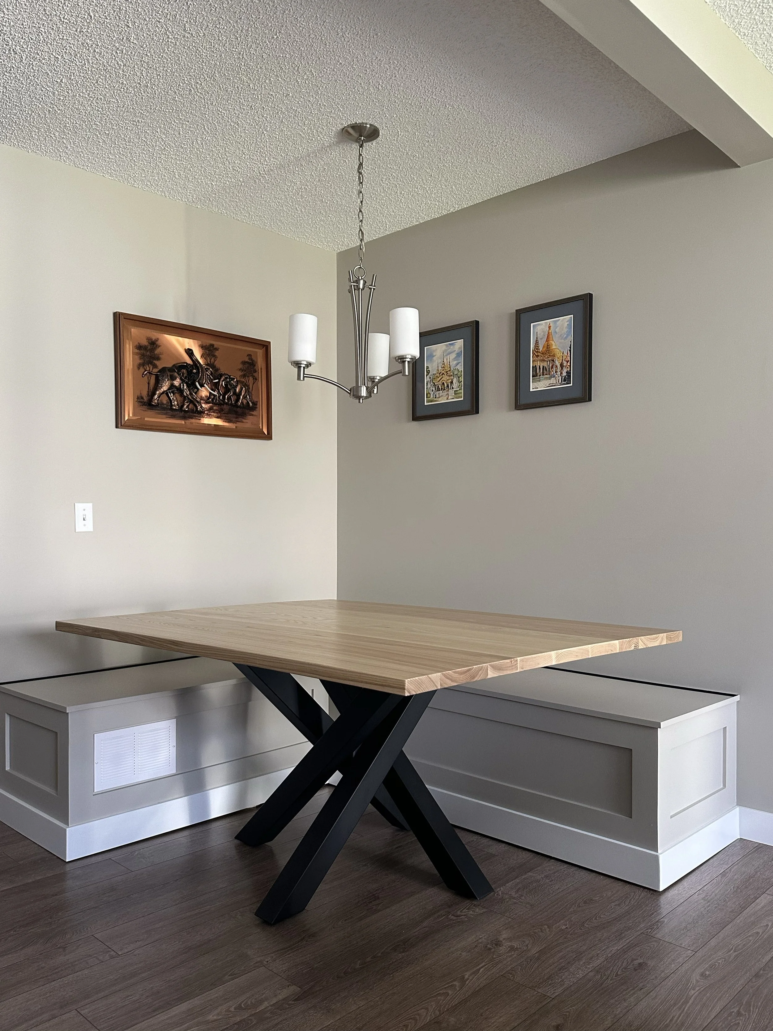 Custom Ash Table & Banquet