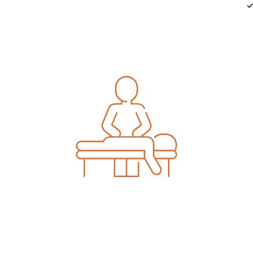 A man enjoying massage icon