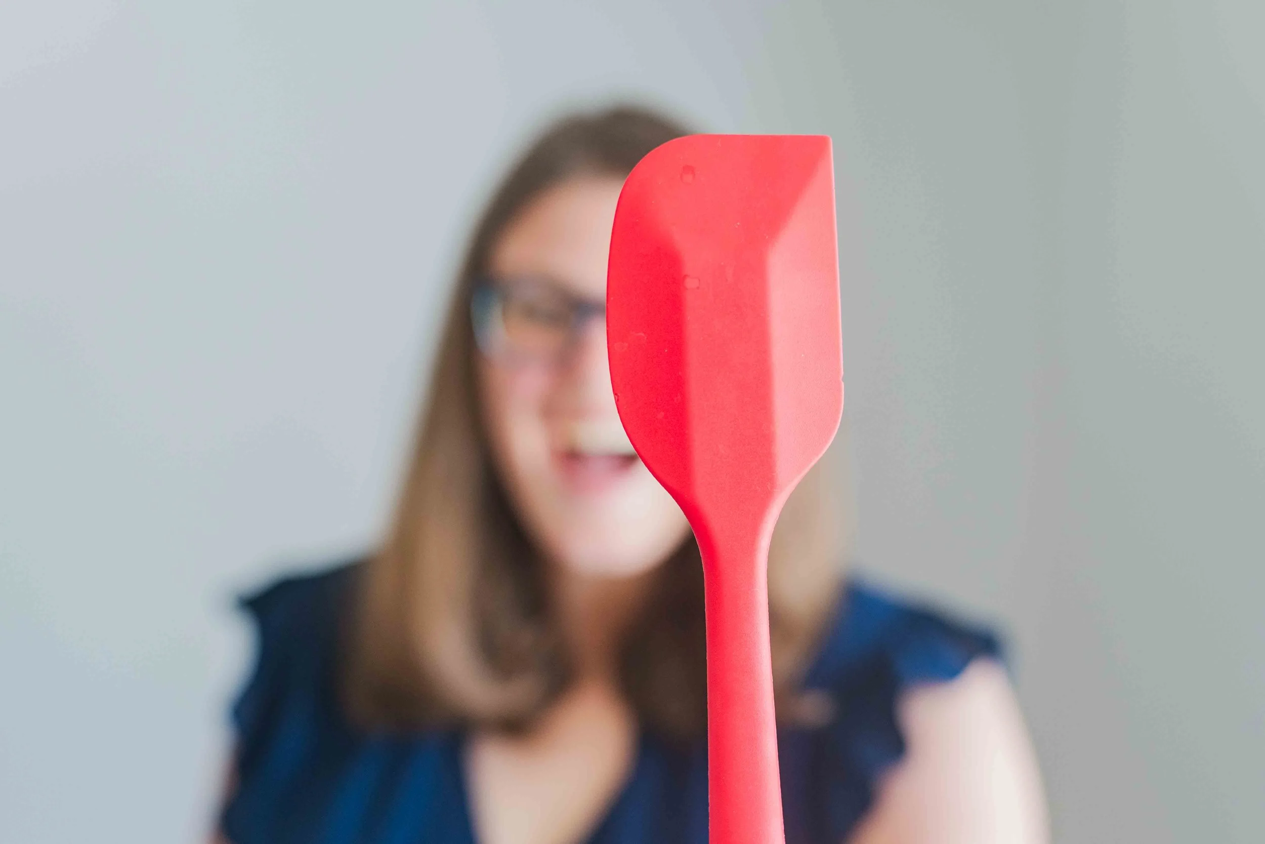 marie day with a red spatula cincinnati cottage baker