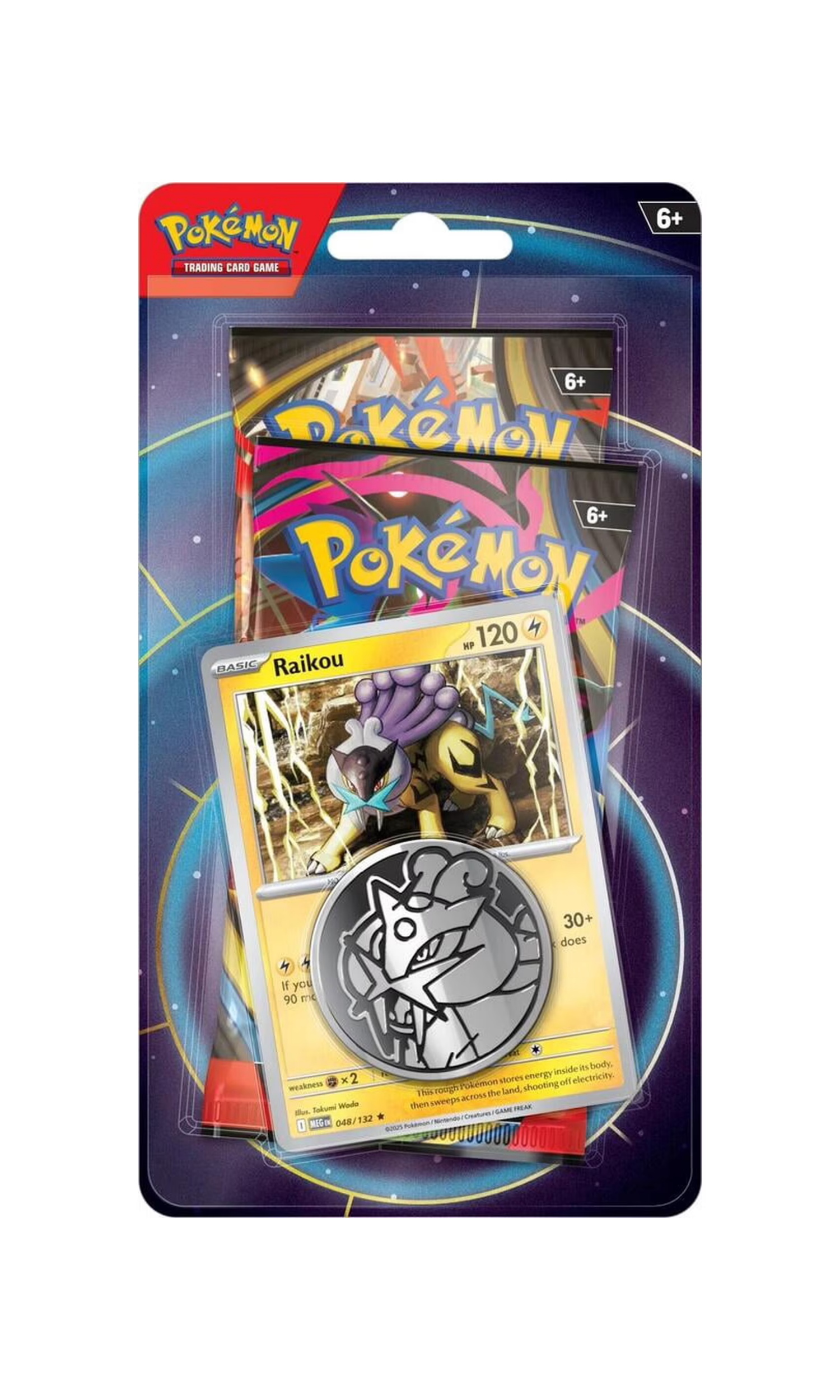 Pokemon Raikou 2 Pack Blister Pack