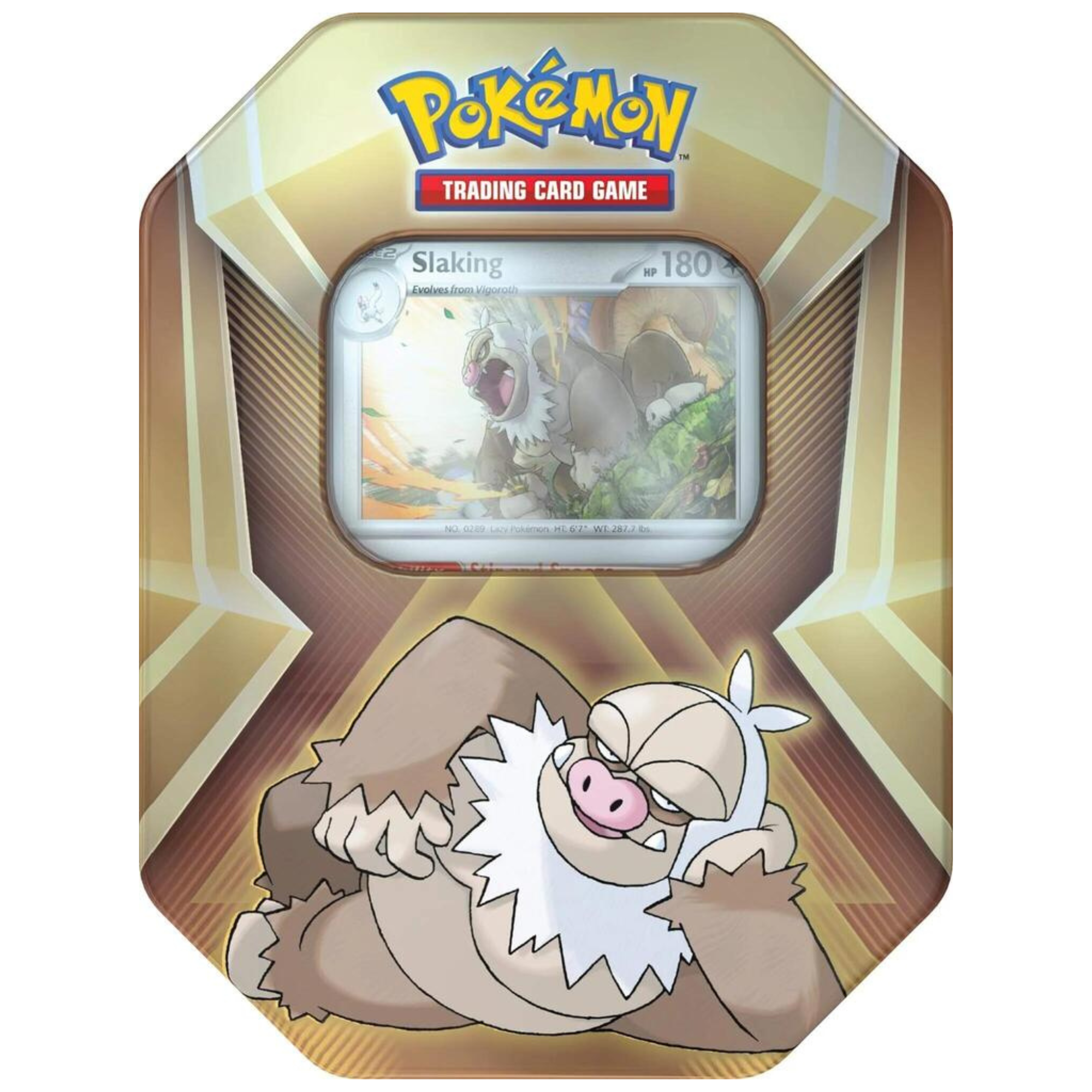 Pokemon Triple Whammy Slaking Tin