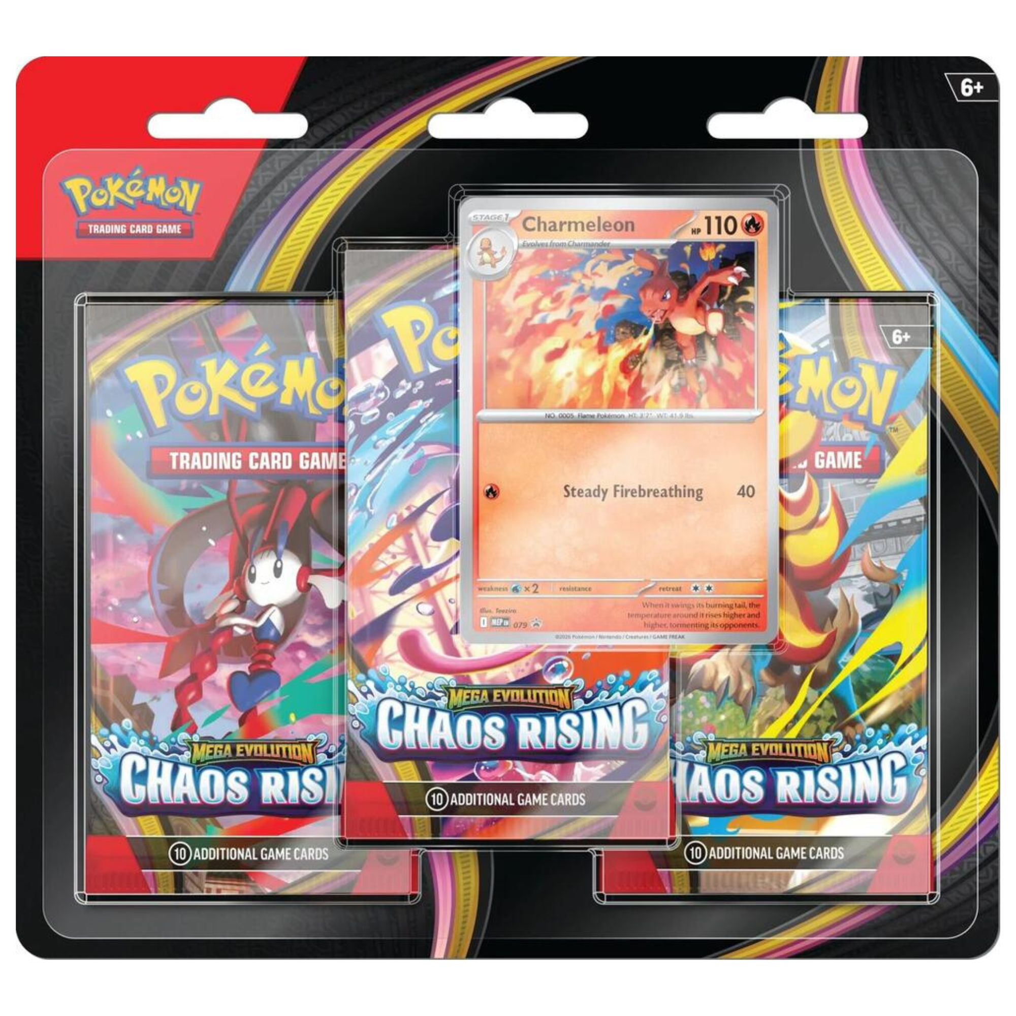 Pokemon Chaos Rising 3 Pack Blister