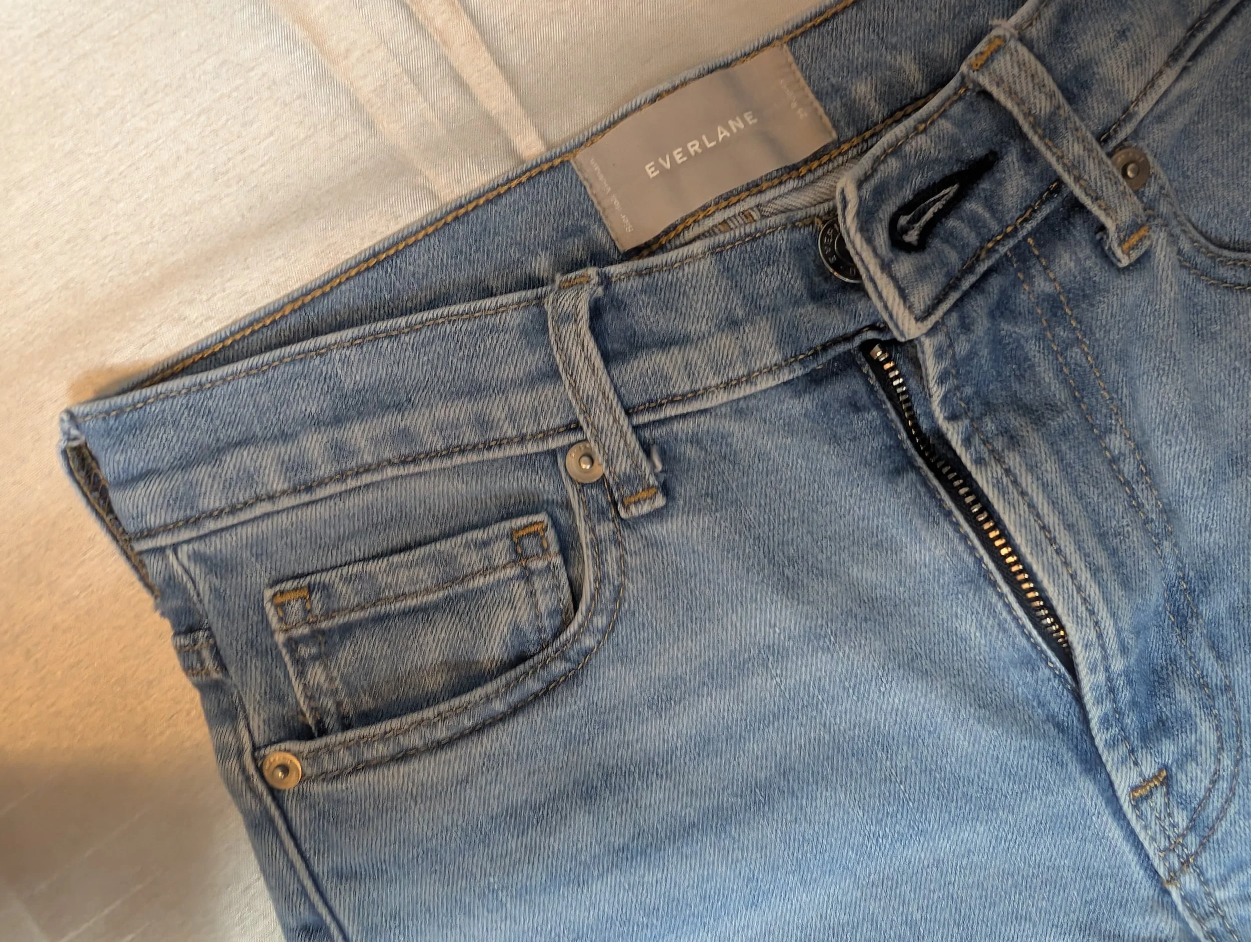 The Tailored Straight, Light Wash