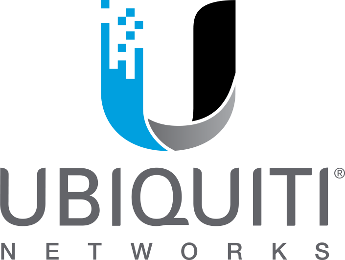 UBQUITI Networks logo with a stylized 'U' and digital pixel design.