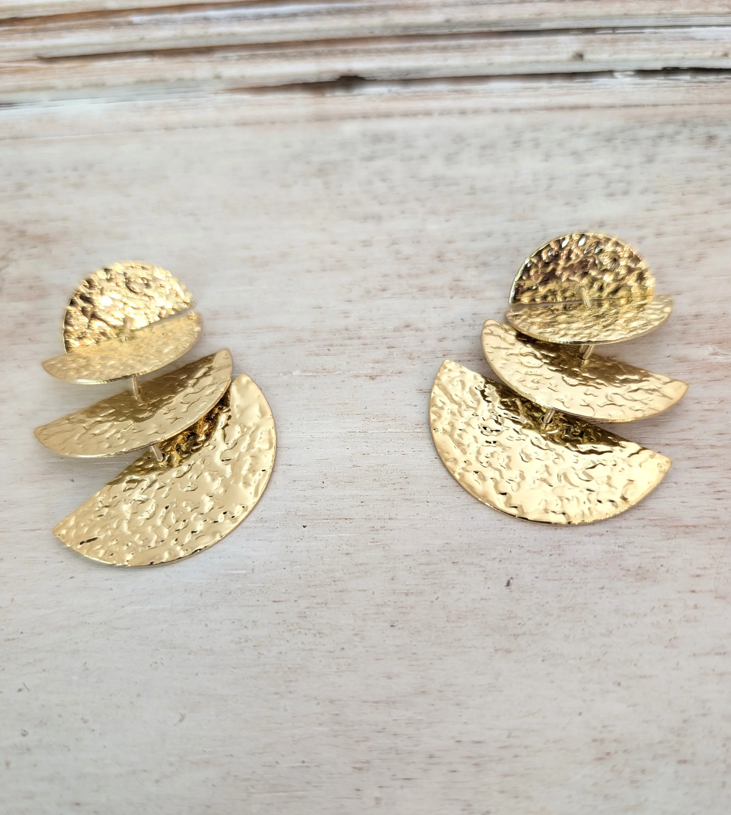 Golden Girl Tiered Earrings