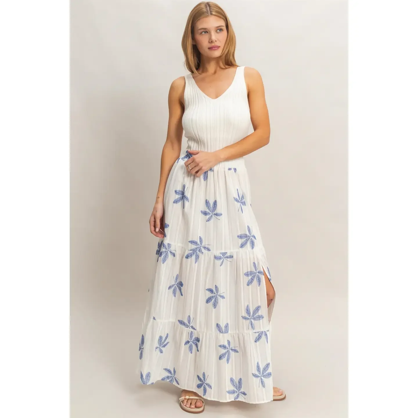 Coastal Drift Maxi Skirt