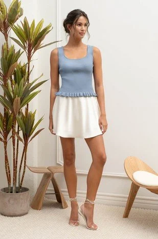 Blue Sky Knit Top