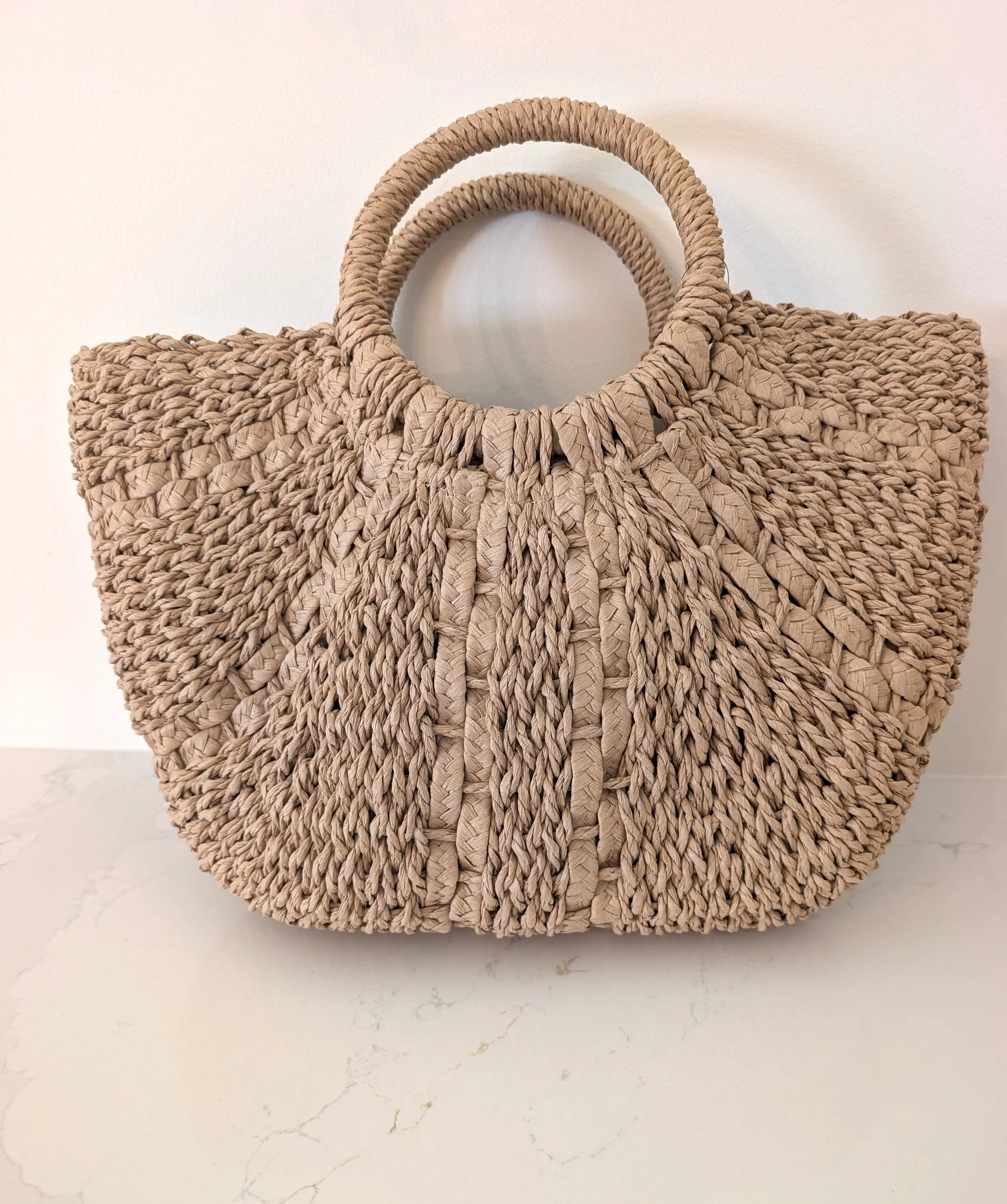 Beach Wave Woven Tote