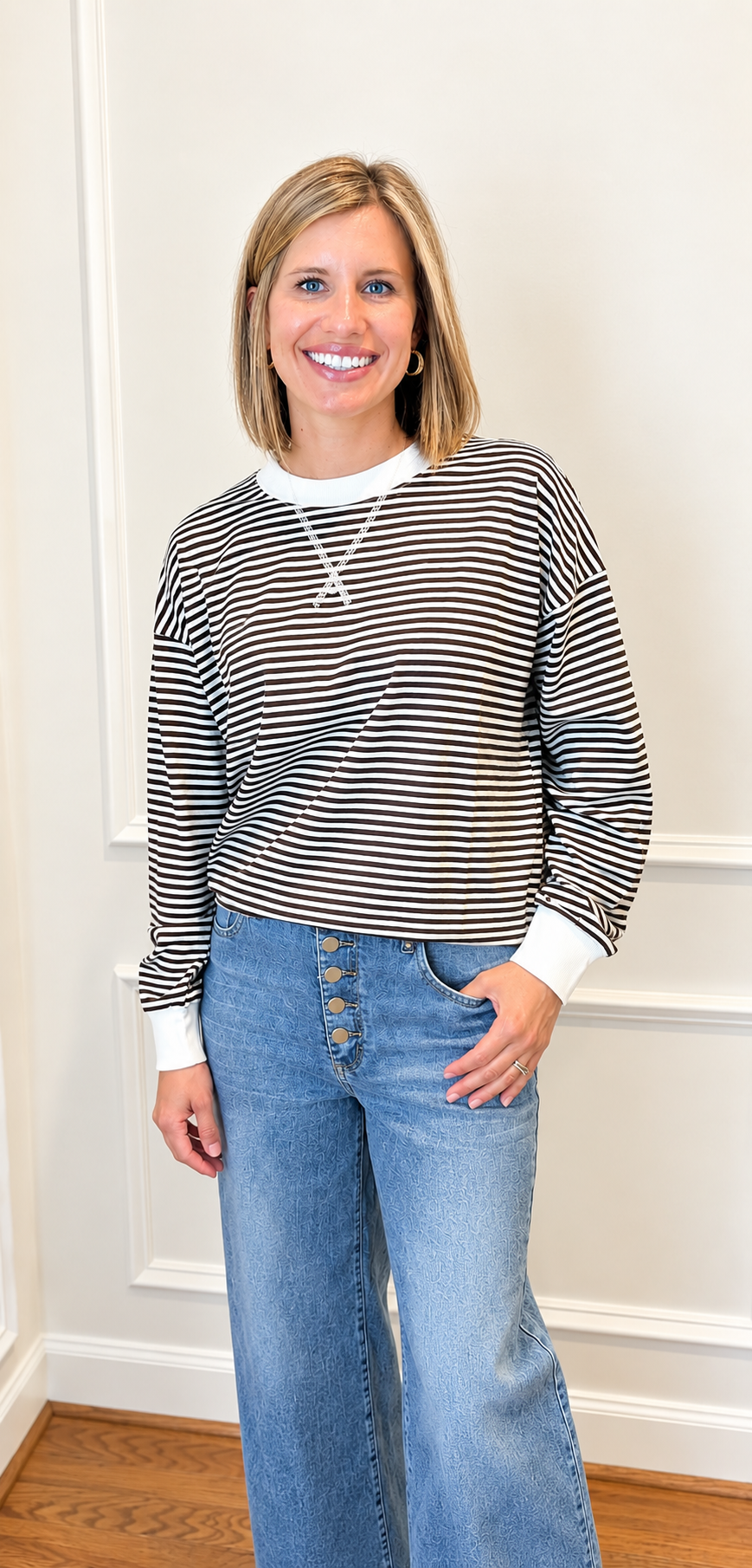 Coca Cream Striped Top Full length for website.png