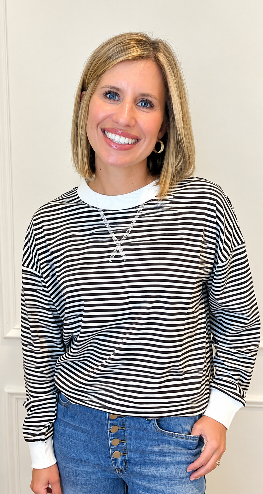 Cocoa Crew Striped Top