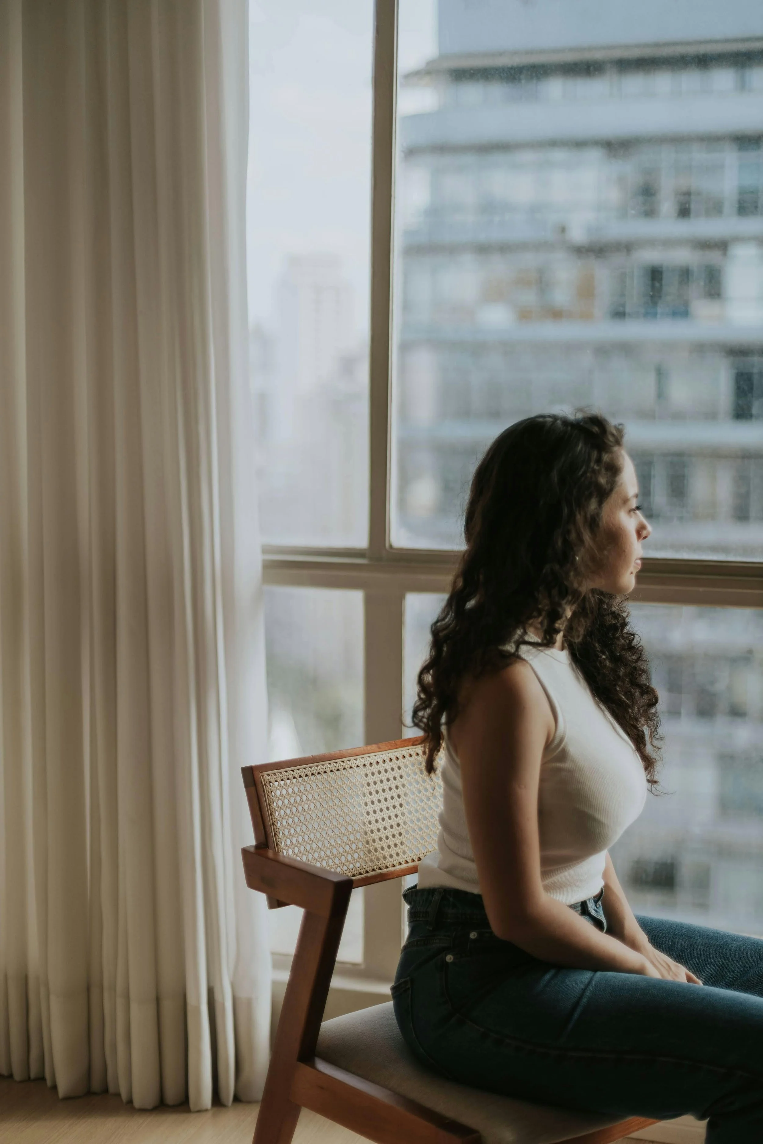 Taking time to think and plan in a calm, light-filled space