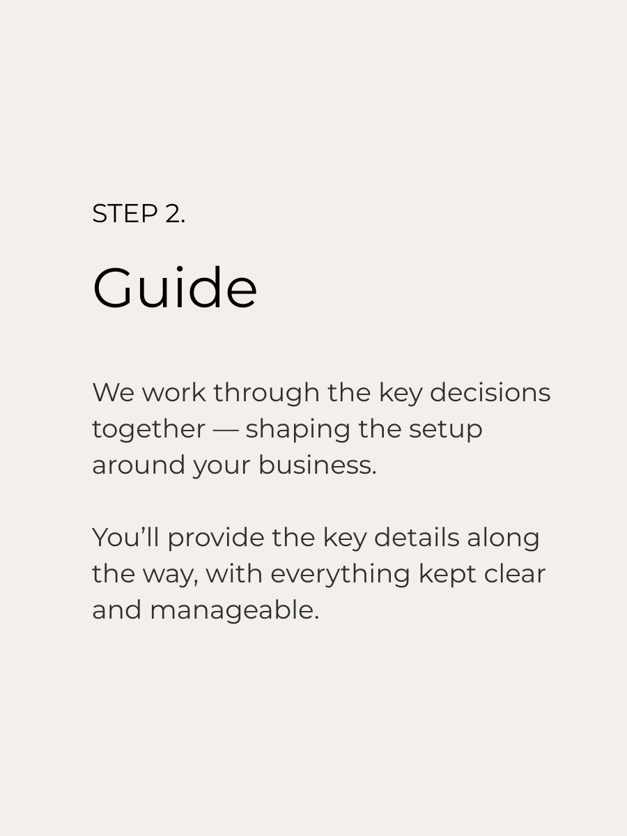 A guide page with the text 'Step 2. Guide as part of the Lemi Approach