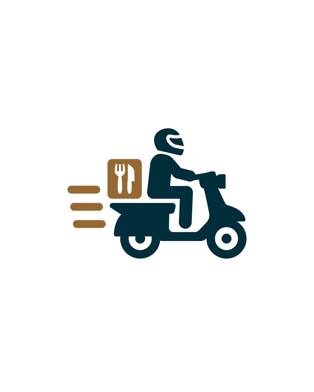 Icon of food delivery
