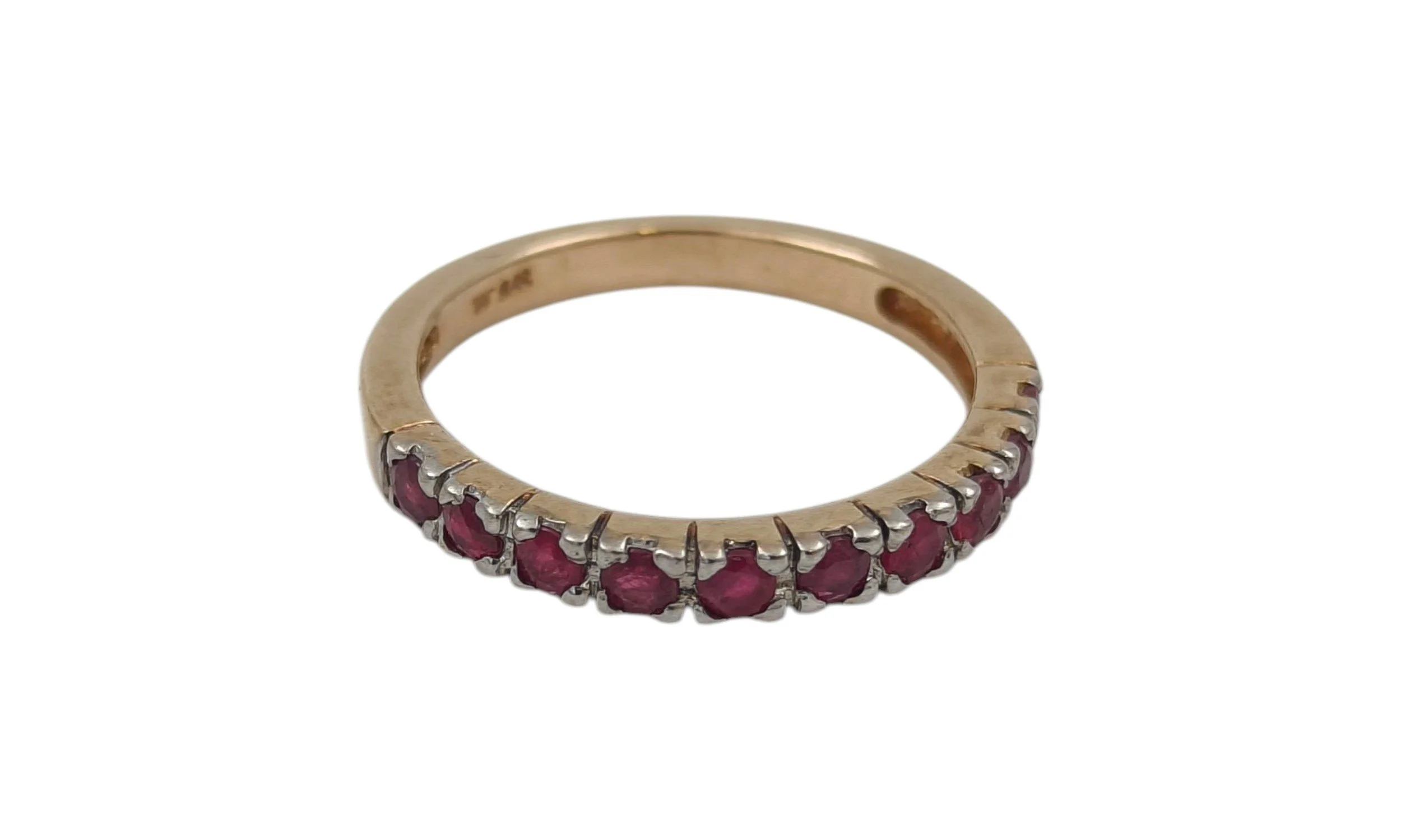 9ct Gold Ruby Ring - Size N