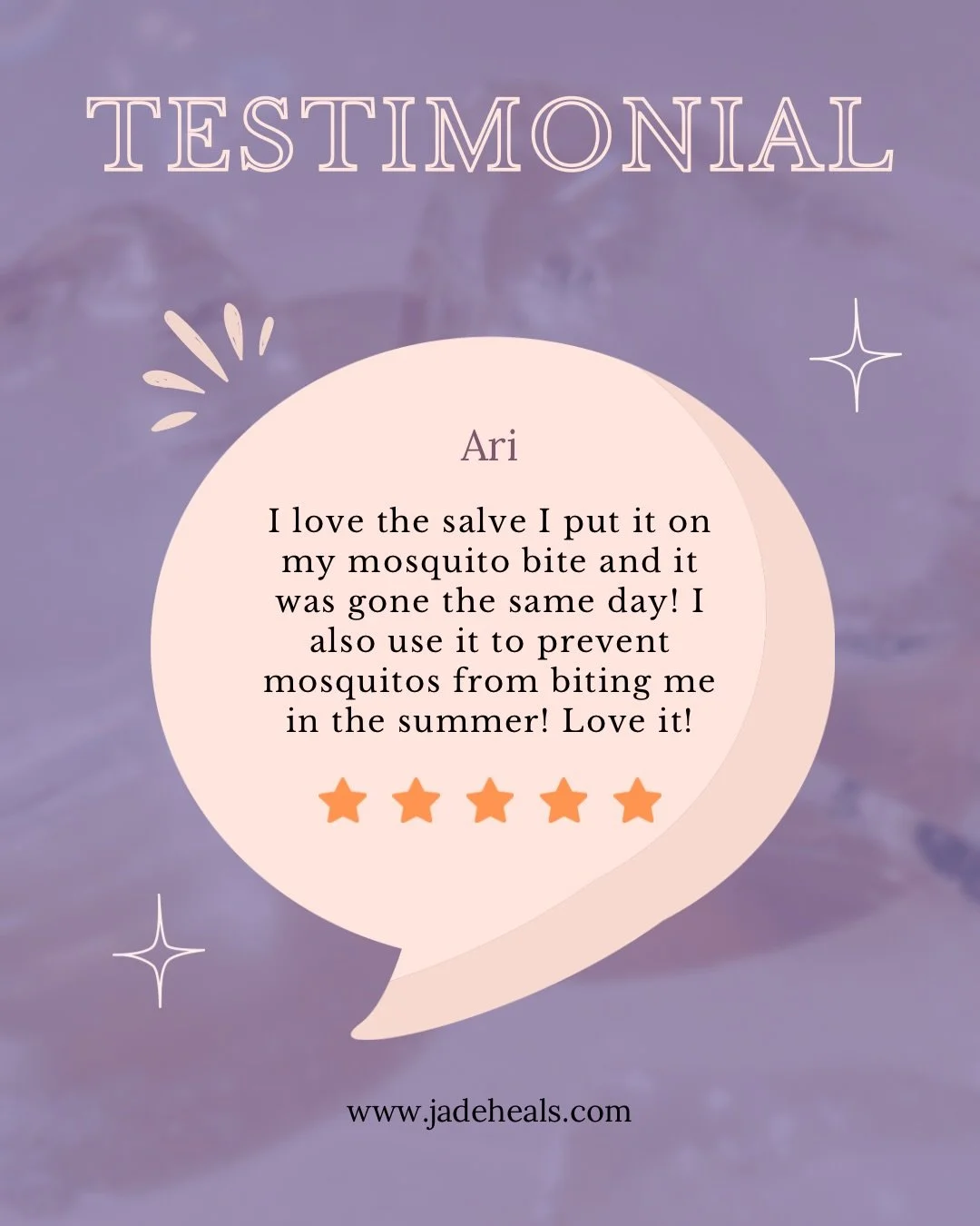 For the girls who get eaten alive the second they step outside... 🦟✨

Don&rsquo;t let bugs ruin your summer peace. Our multi-purpose salve uses strategic botanical chemistry to block bugs, flip the &ldquo;itch switch,&rdquo; and flatline swelling be