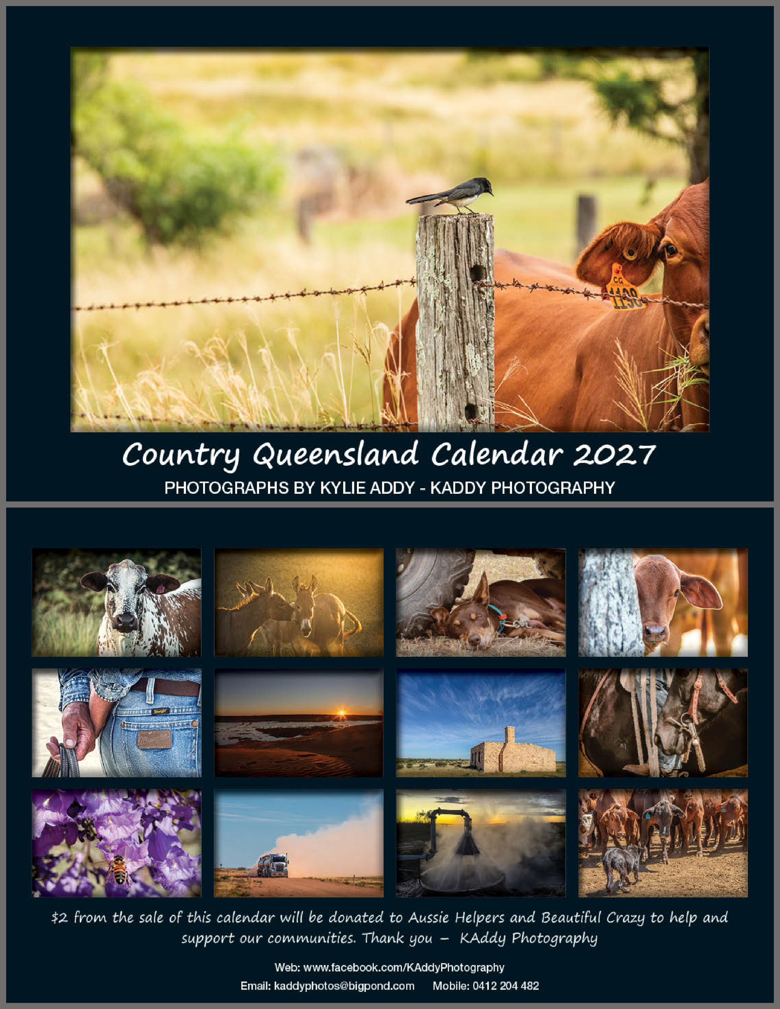 2027 Country Queensland Calendar