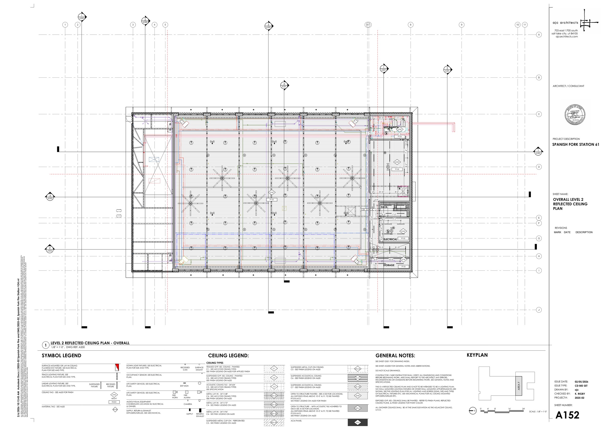 26 0205 - Spanish Fork Fire Station 61 - Construction Drawings Page 018.png