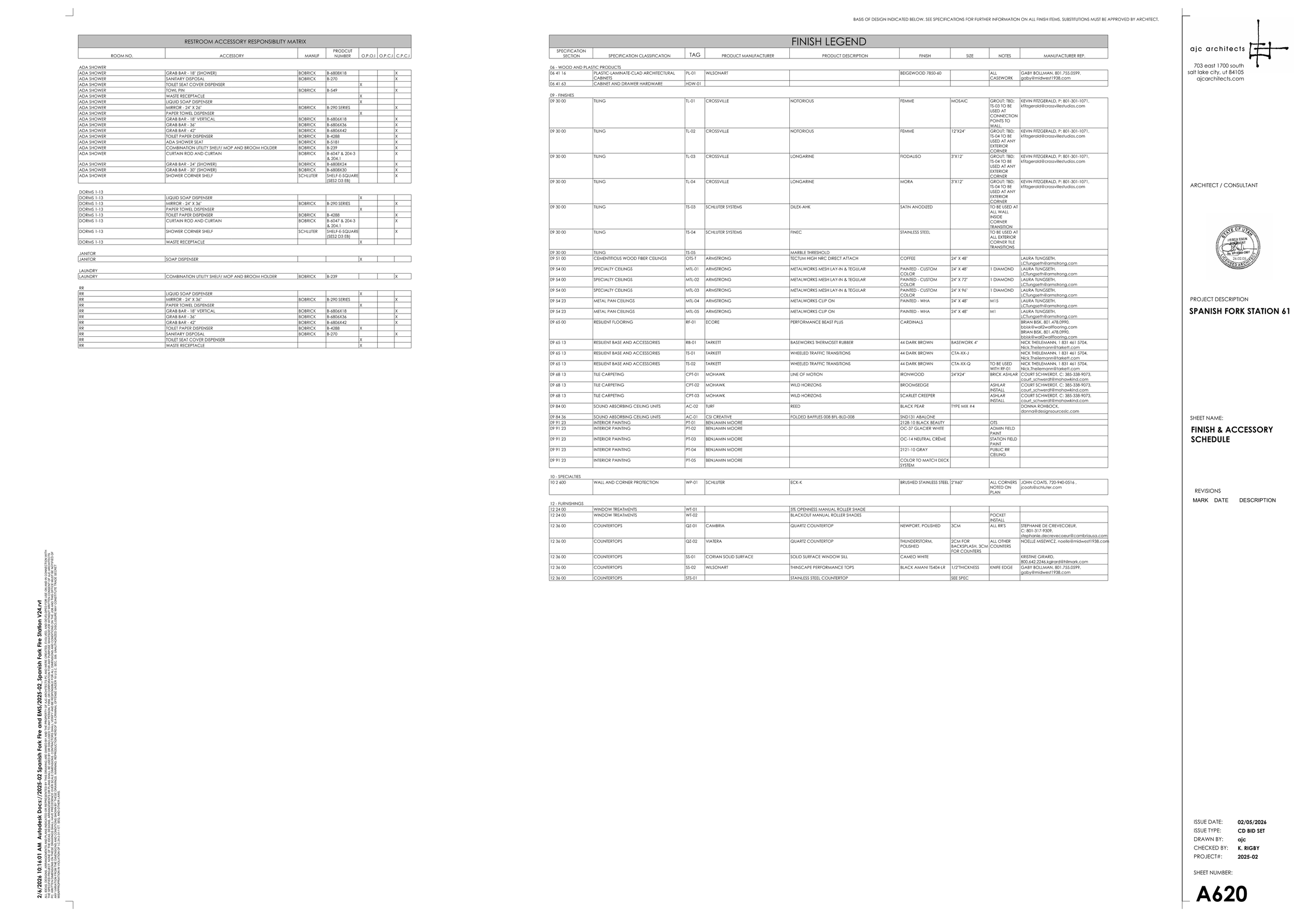 26 0205 - Spanish Fork Fire Station 61 - Construction Drawings Page 037.png