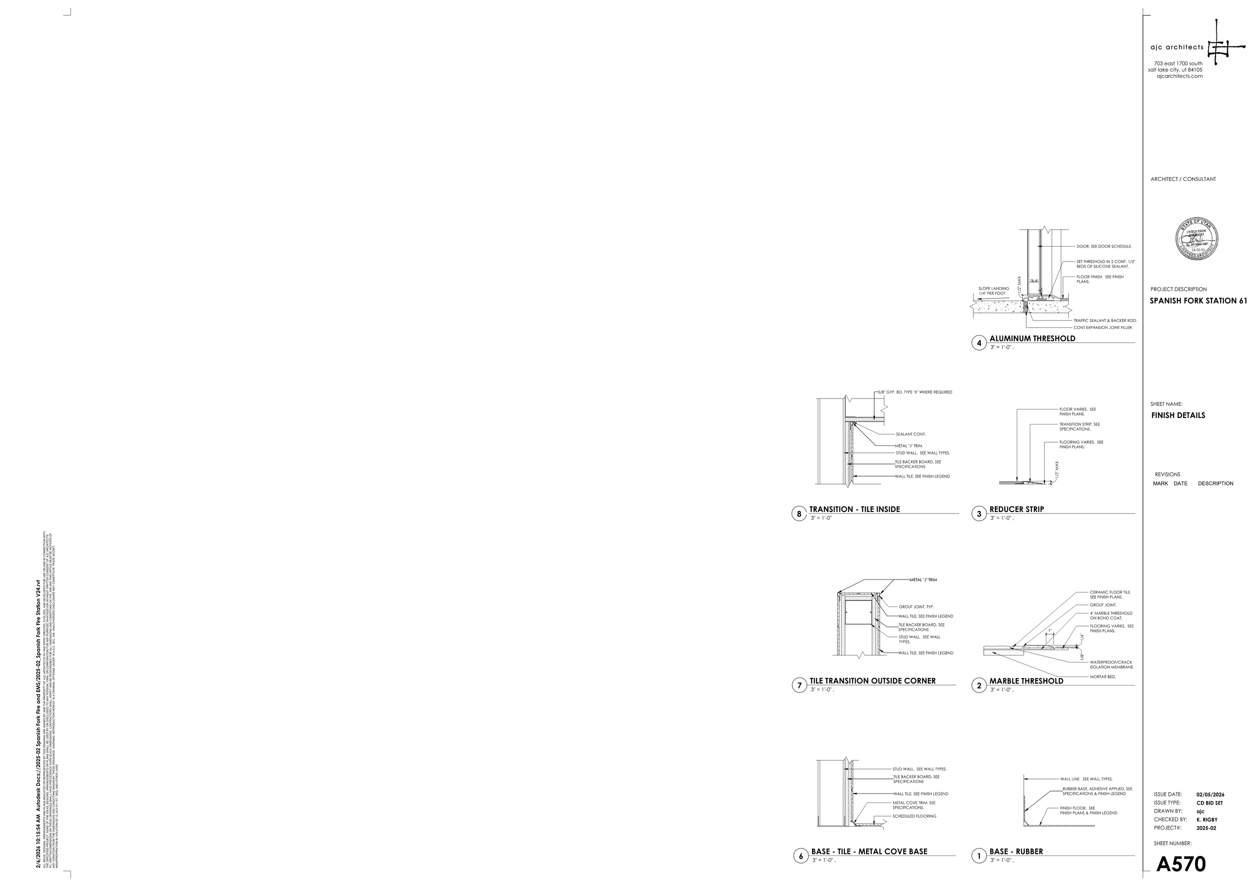 26 0205 - Spanish Fork Fire Station 61 - Construction Drawings Page 036.png