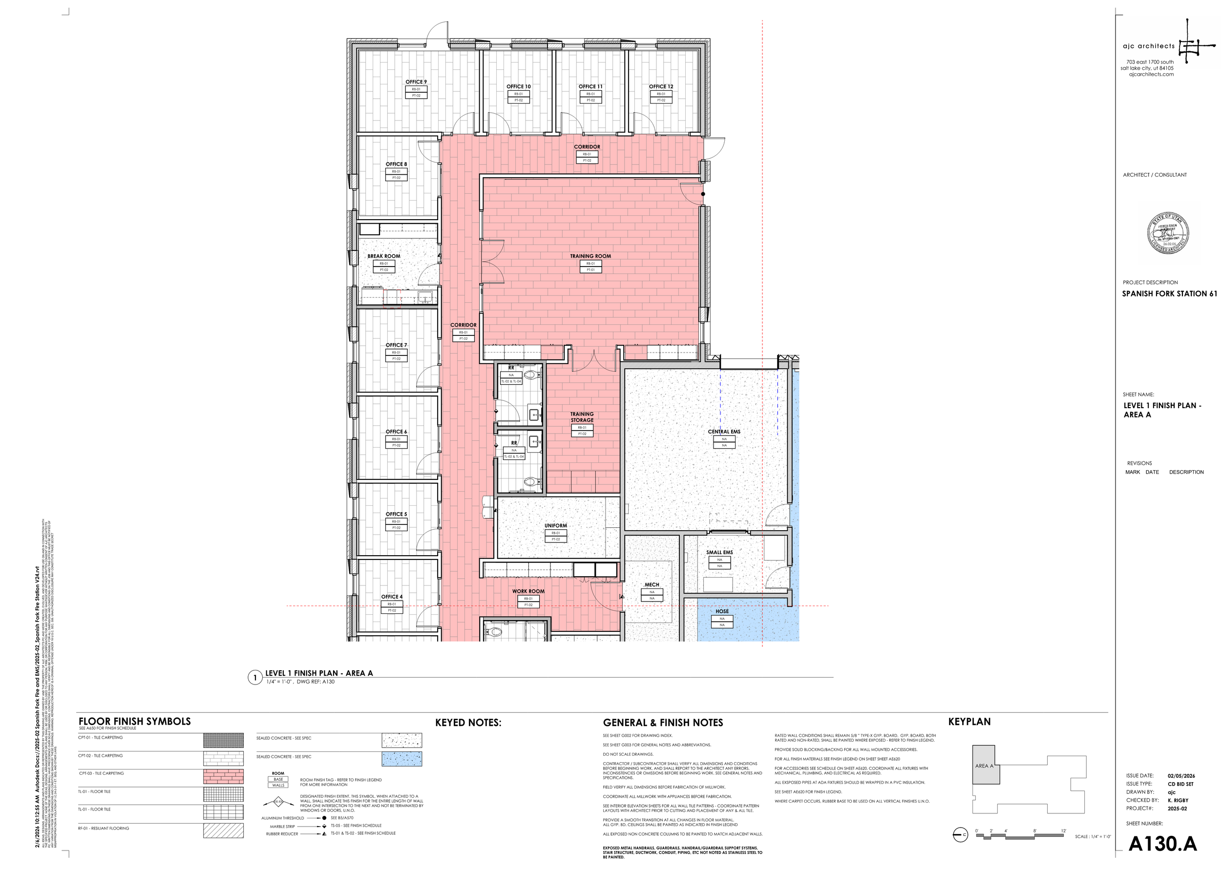 26 0205 - Spanish Fork Fire Station 61 - Construction Drawings Page 007.png