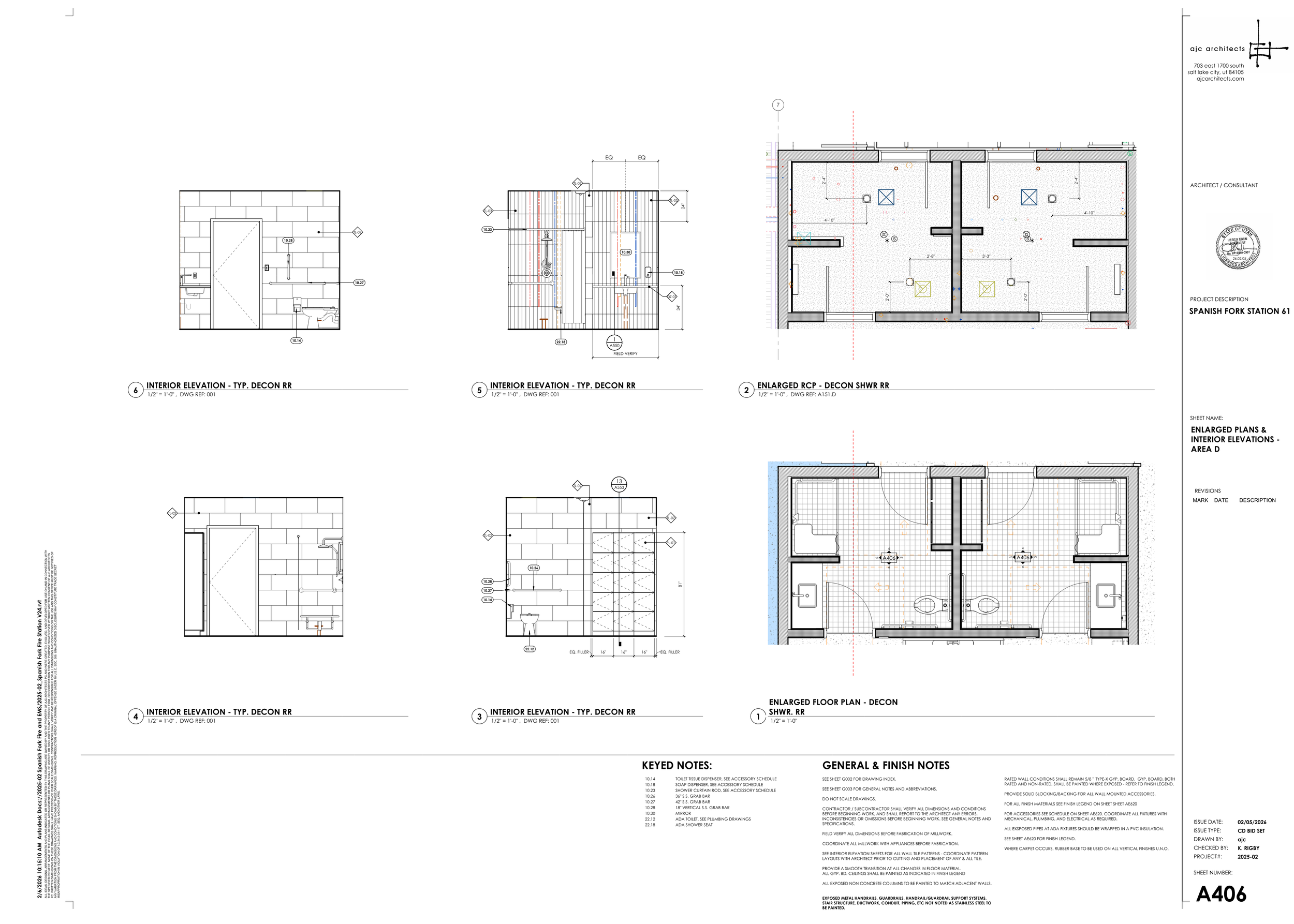 26 0205 - Spanish Fork Fire Station 61 - Construction Drawings Page 024.png