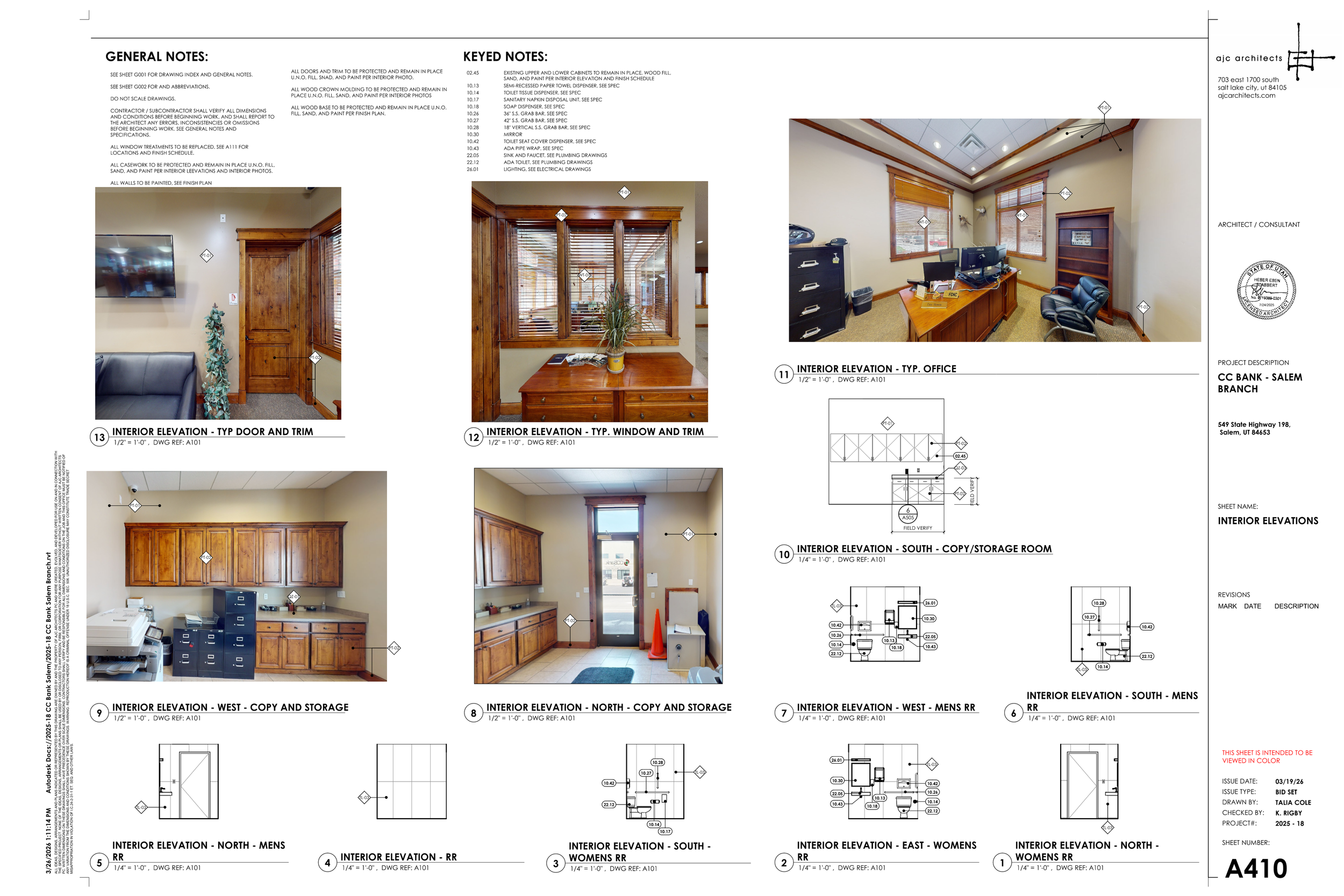 26 0326 CC BANK - SALEM BRANCH - COMBINED PERMIT SET Page 015.png