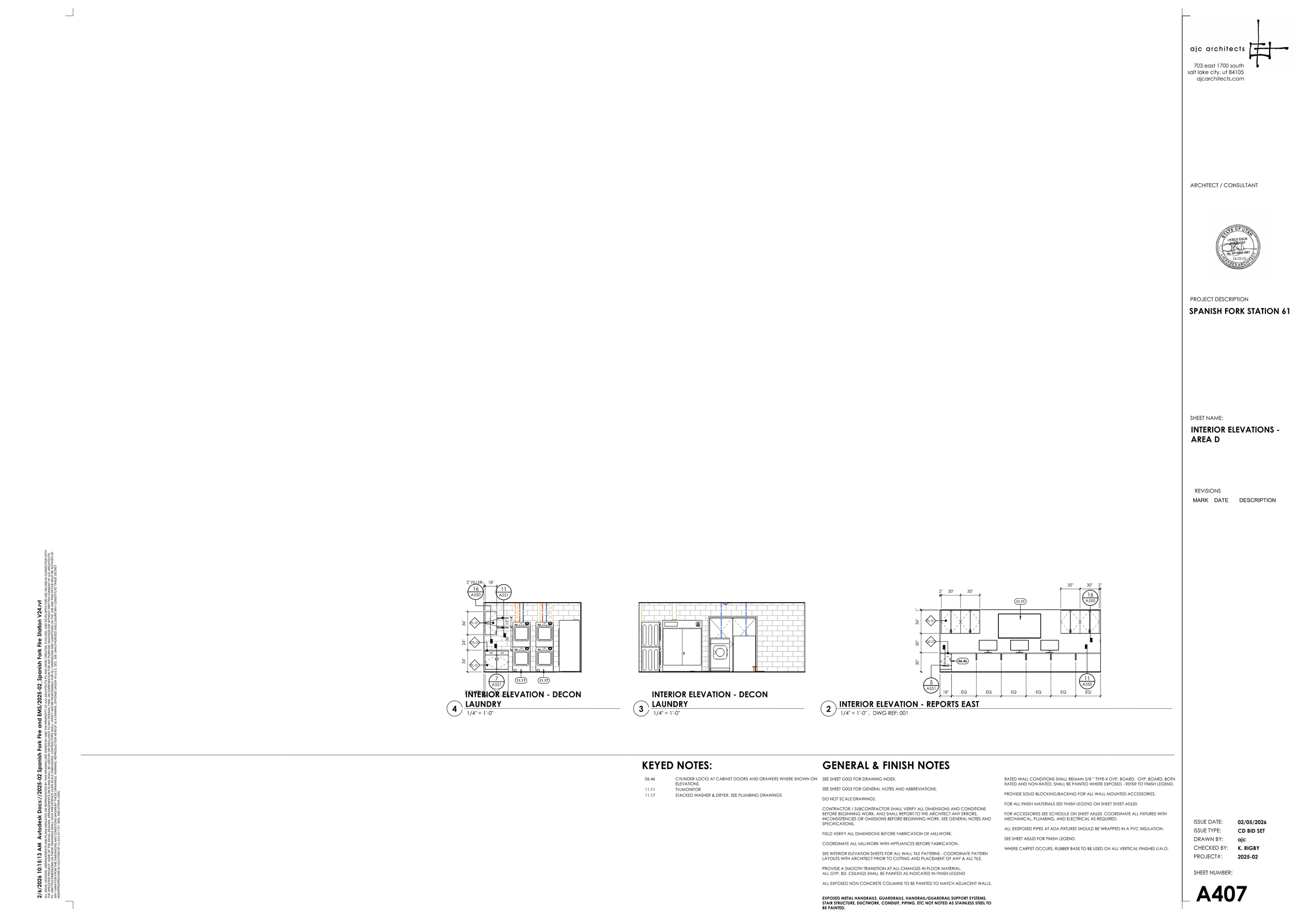 26 0205 - Spanish Fork Fire Station 61 - Construction Drawings Page 025.png