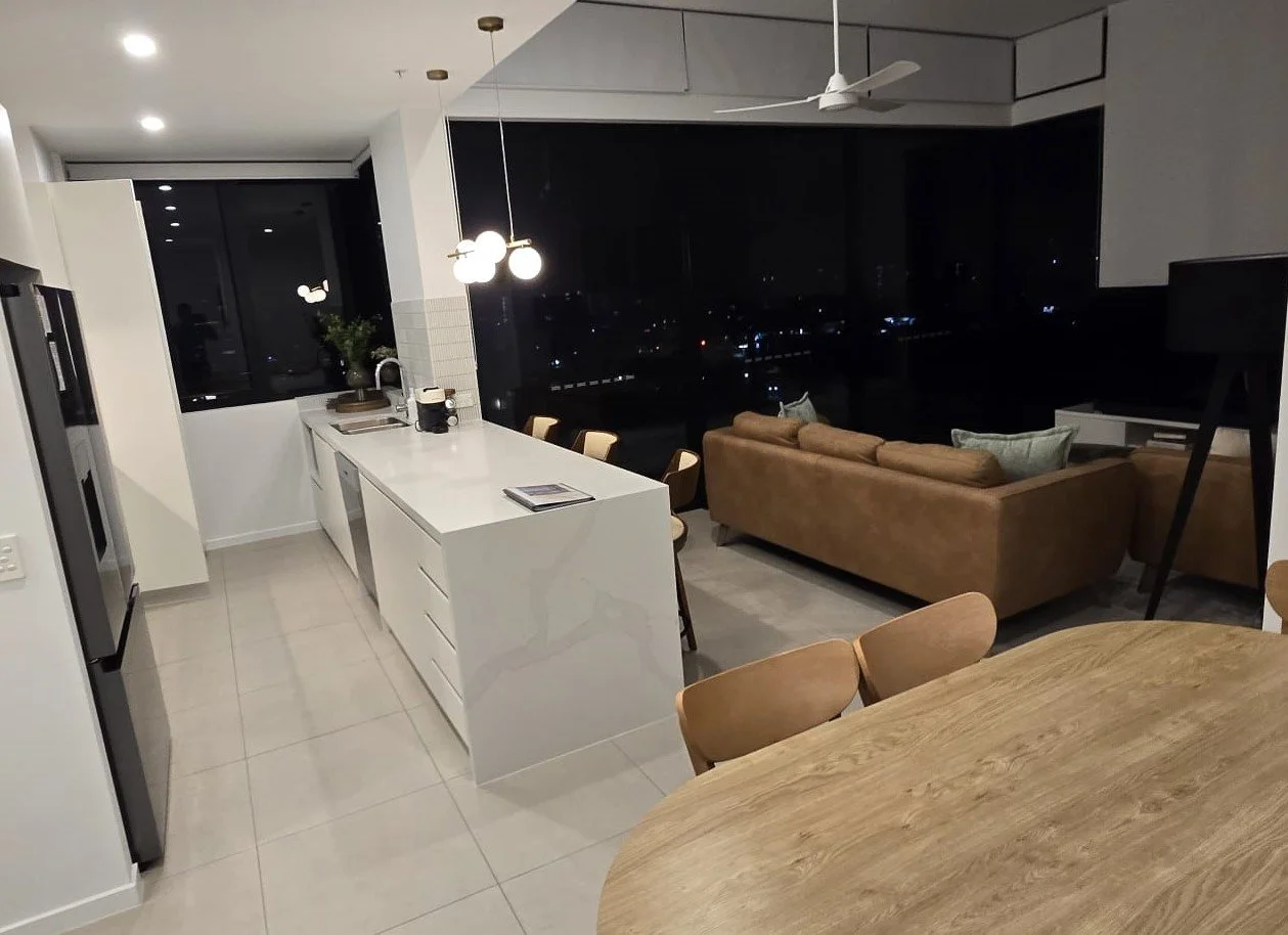We solve it kitchen and livingroom turn over
