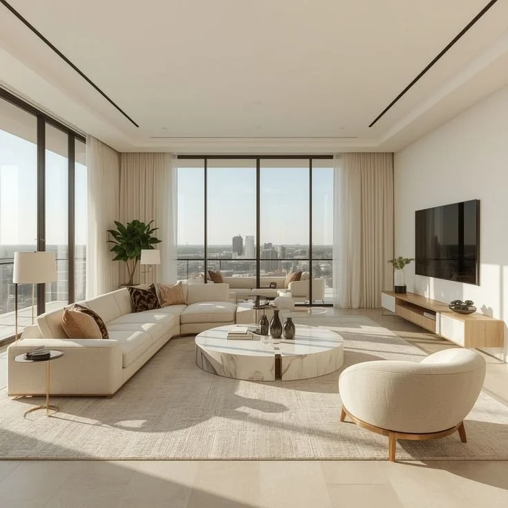 Luxury short-term rental living room in Brisbane, professionally prepared and guest-ready by WE SOLVE IT.
