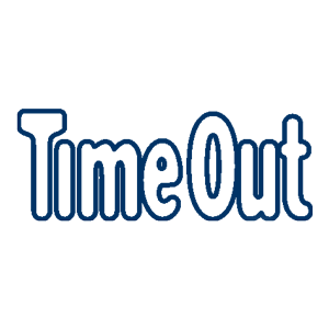 The image features the TimeOut logo with the words "Time Out" in a stylized blue font.