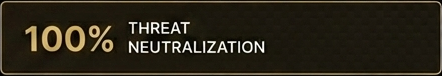 100% threat neutralization