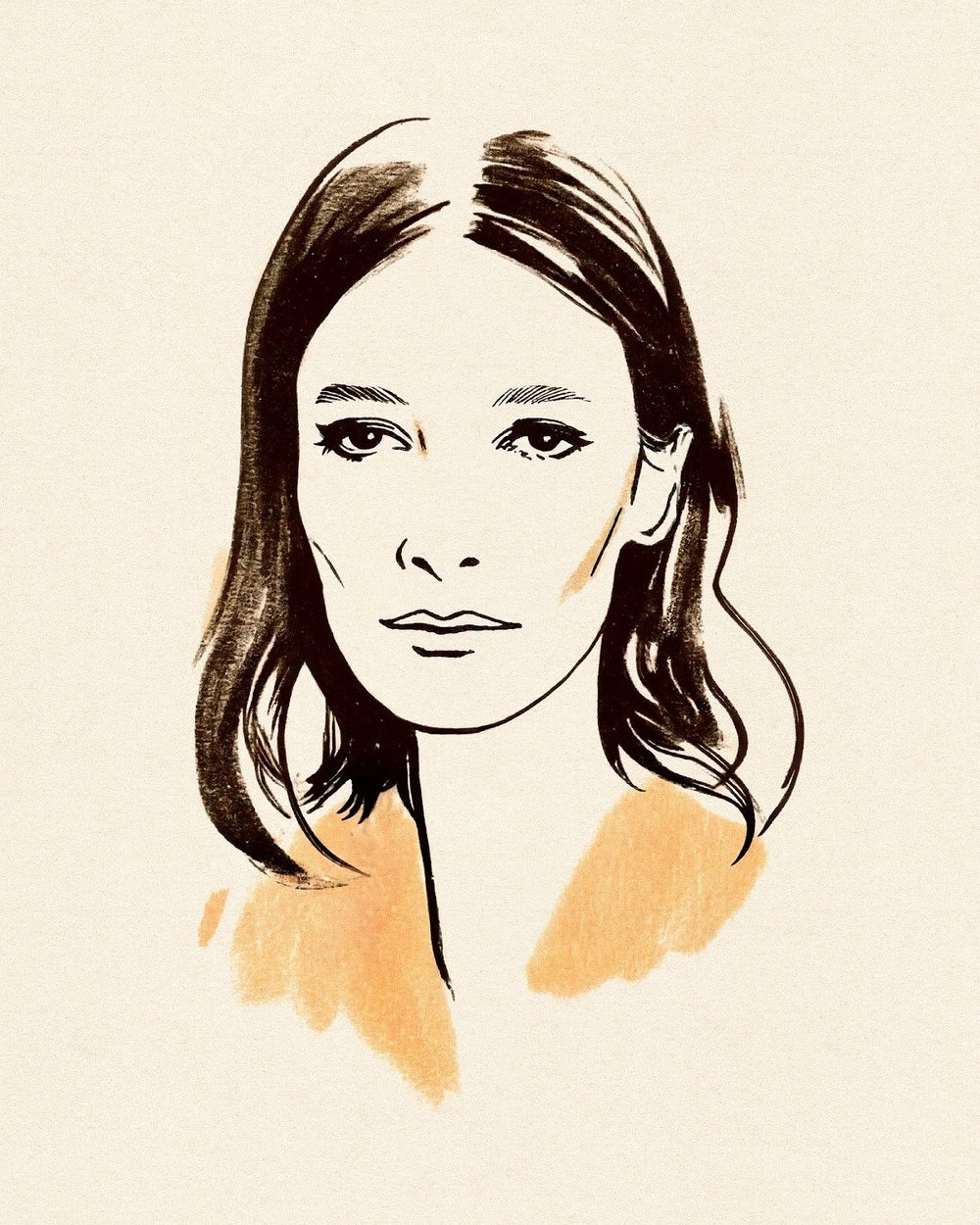 Illustrated portrait of Cassandra Grey