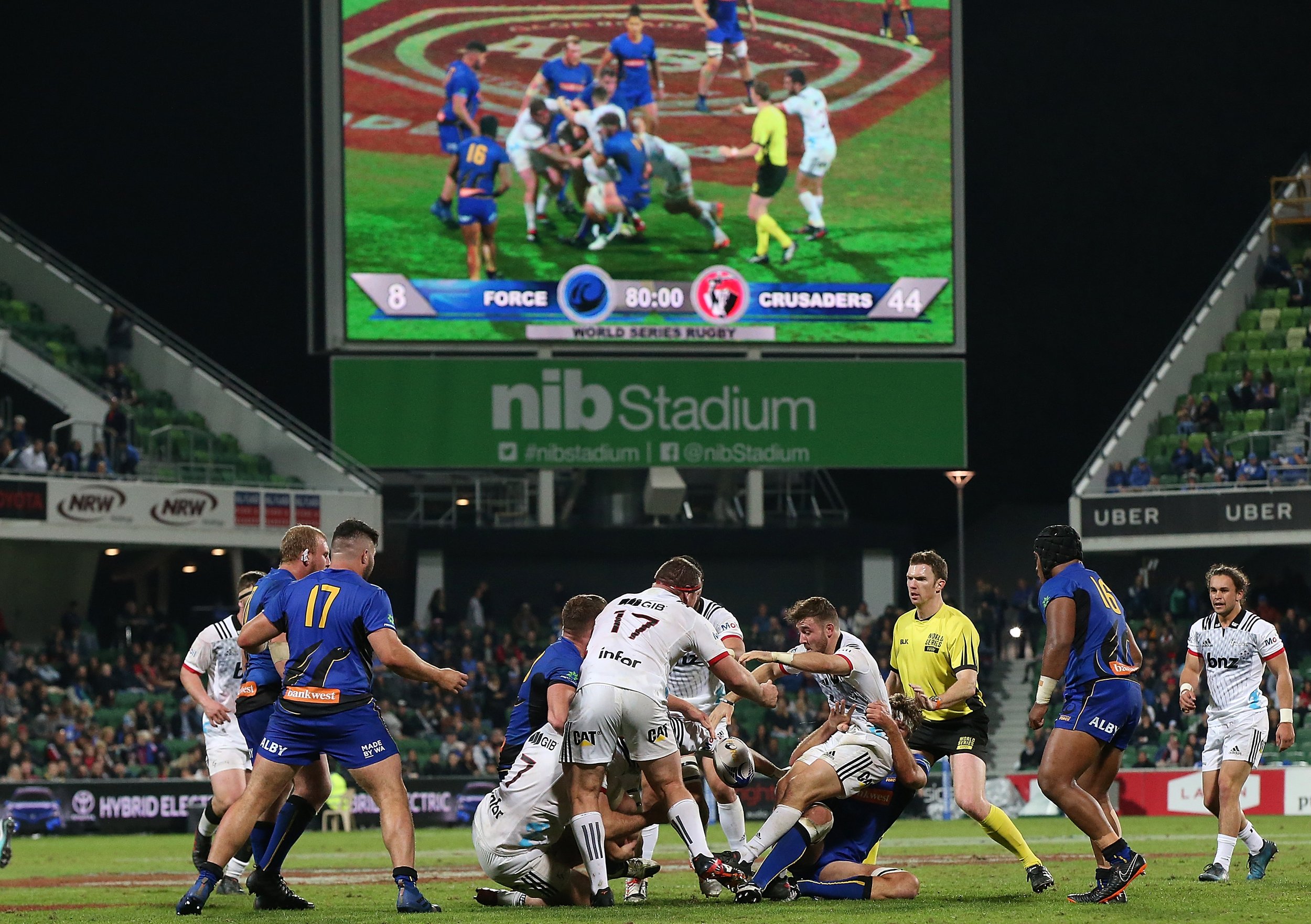 Western Force vs Canterbury Crusaders Rapid Rugby match — Huw Lock commercial director
