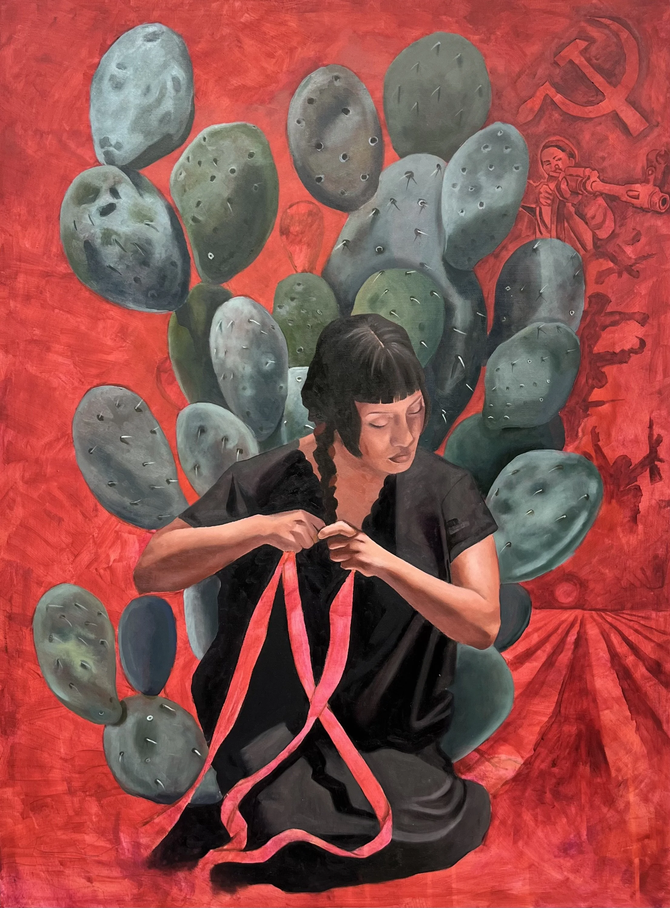 "Tu Tierra Te Espera"
30"x40"
oil on canvas