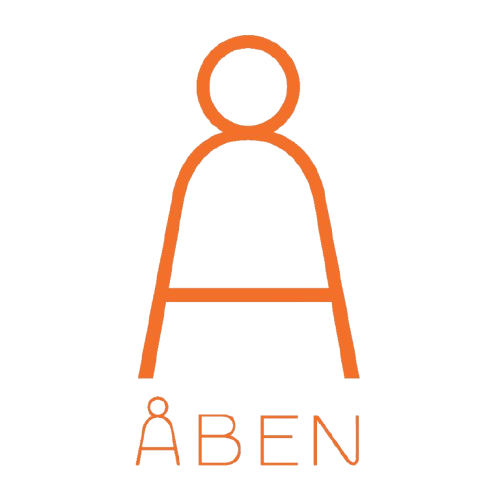 ÅBEN logo in orange - Participating at Aarhus Together 2026
