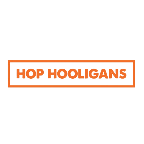 HOP HOOLIGANS logo in orange - Participating at Aarhus Together 2026