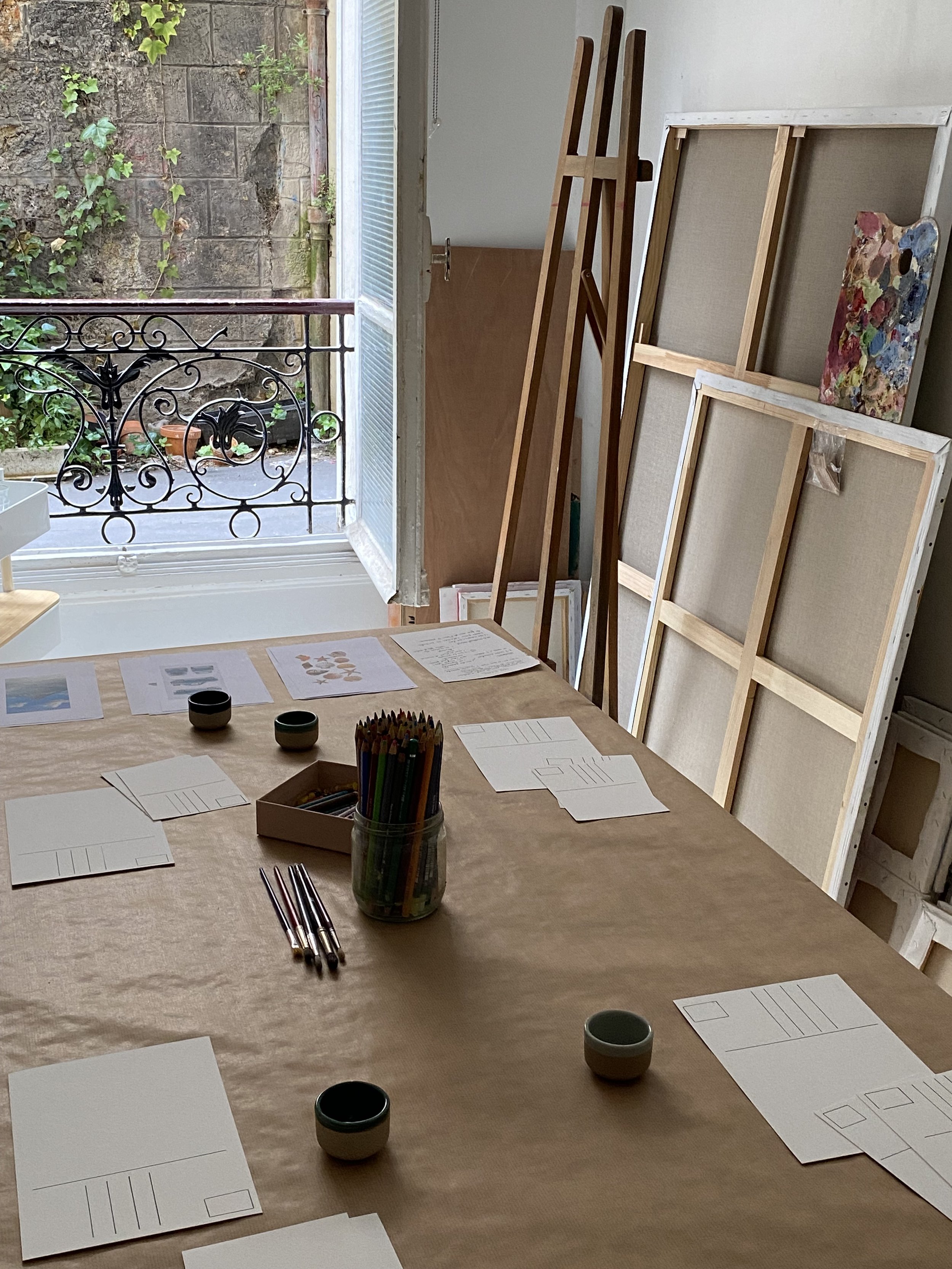 Drink & Draw à Montmartre