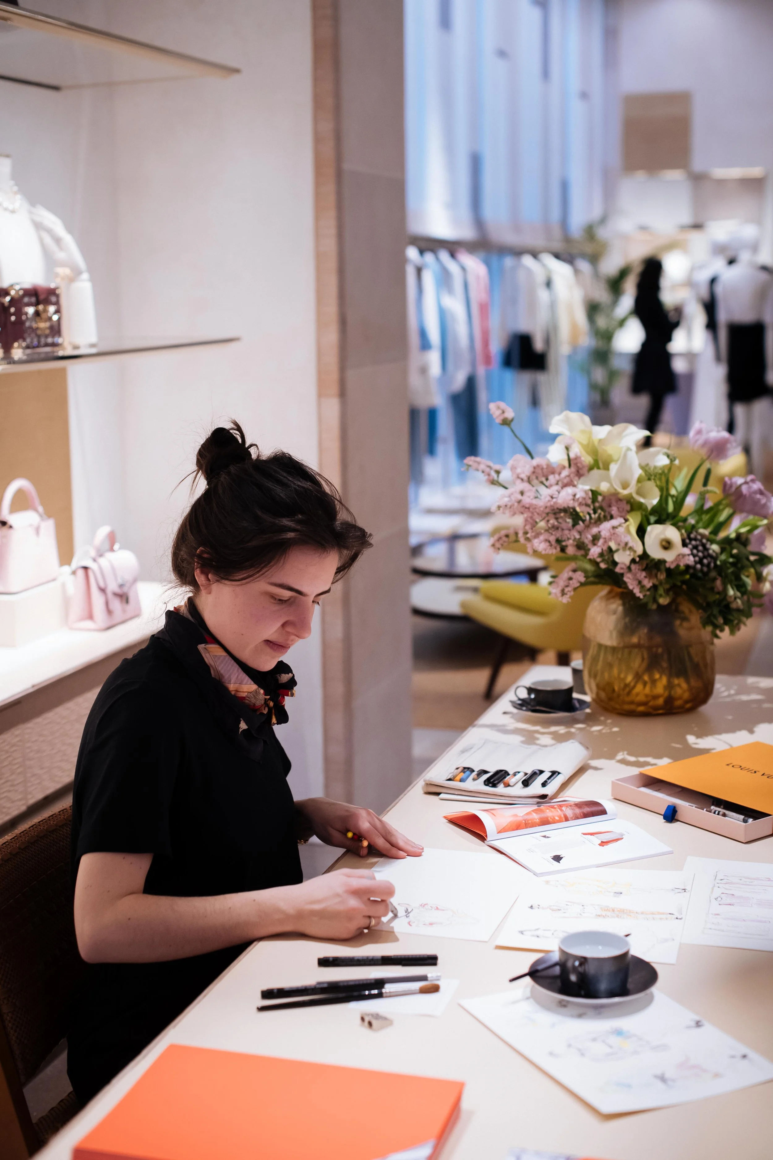 Louis Vuitton / Live Drawing