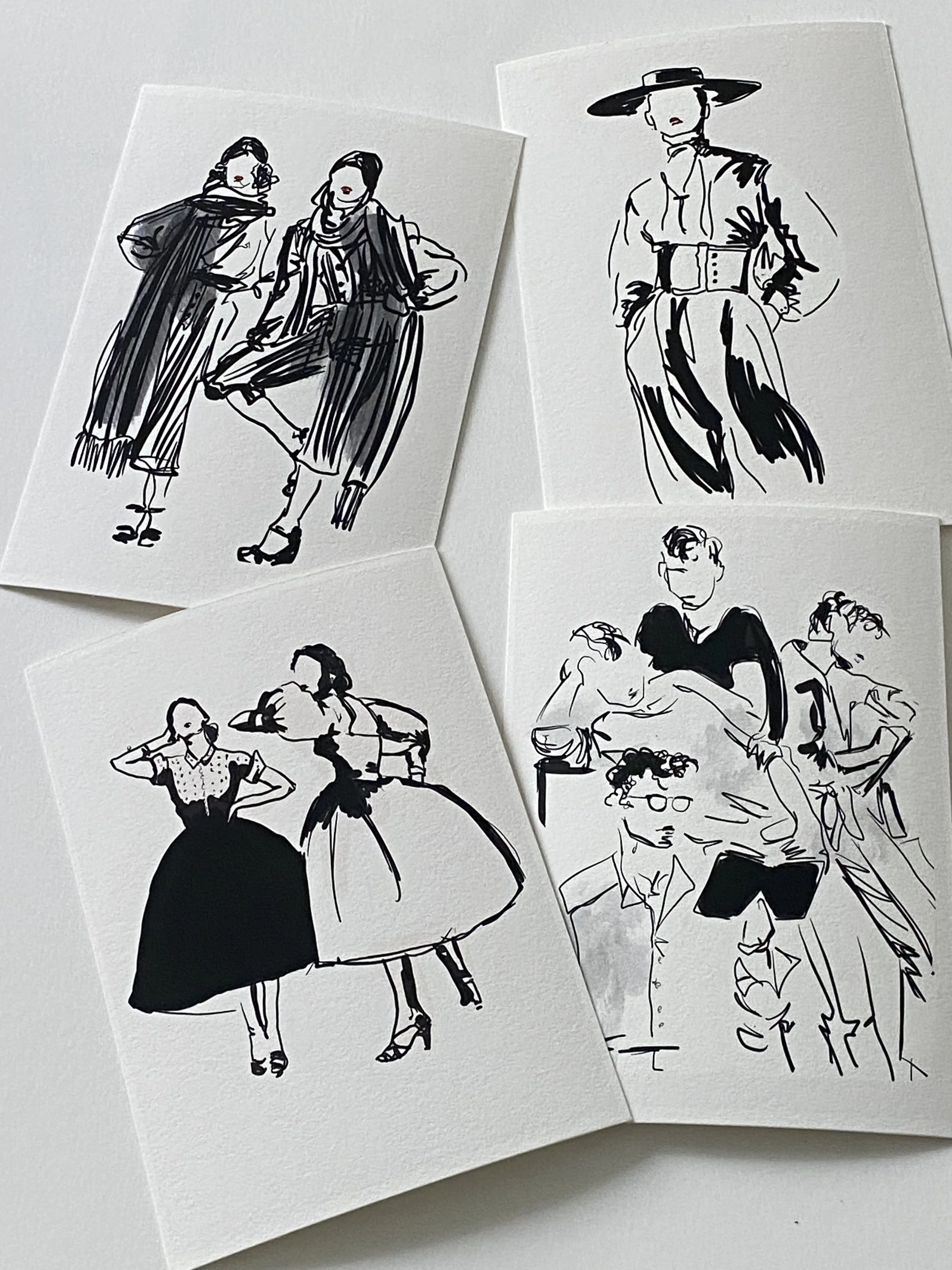 Set of 4 Mini Art Prints – 04