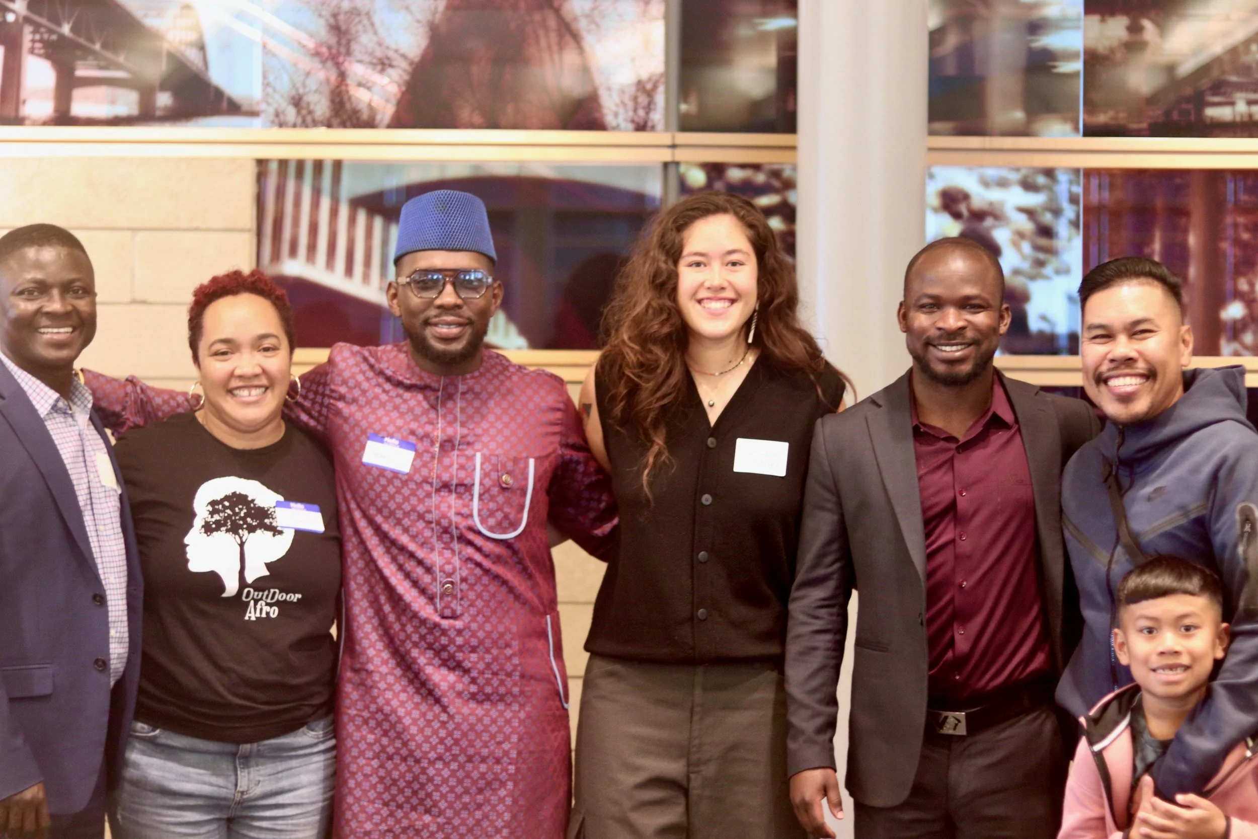 Tatiana at a Sage Leaders graduation for the Community Leadership Institute (2025 cohort). She appeared on a panel to discuss her experiences as an alumni and implementing change.