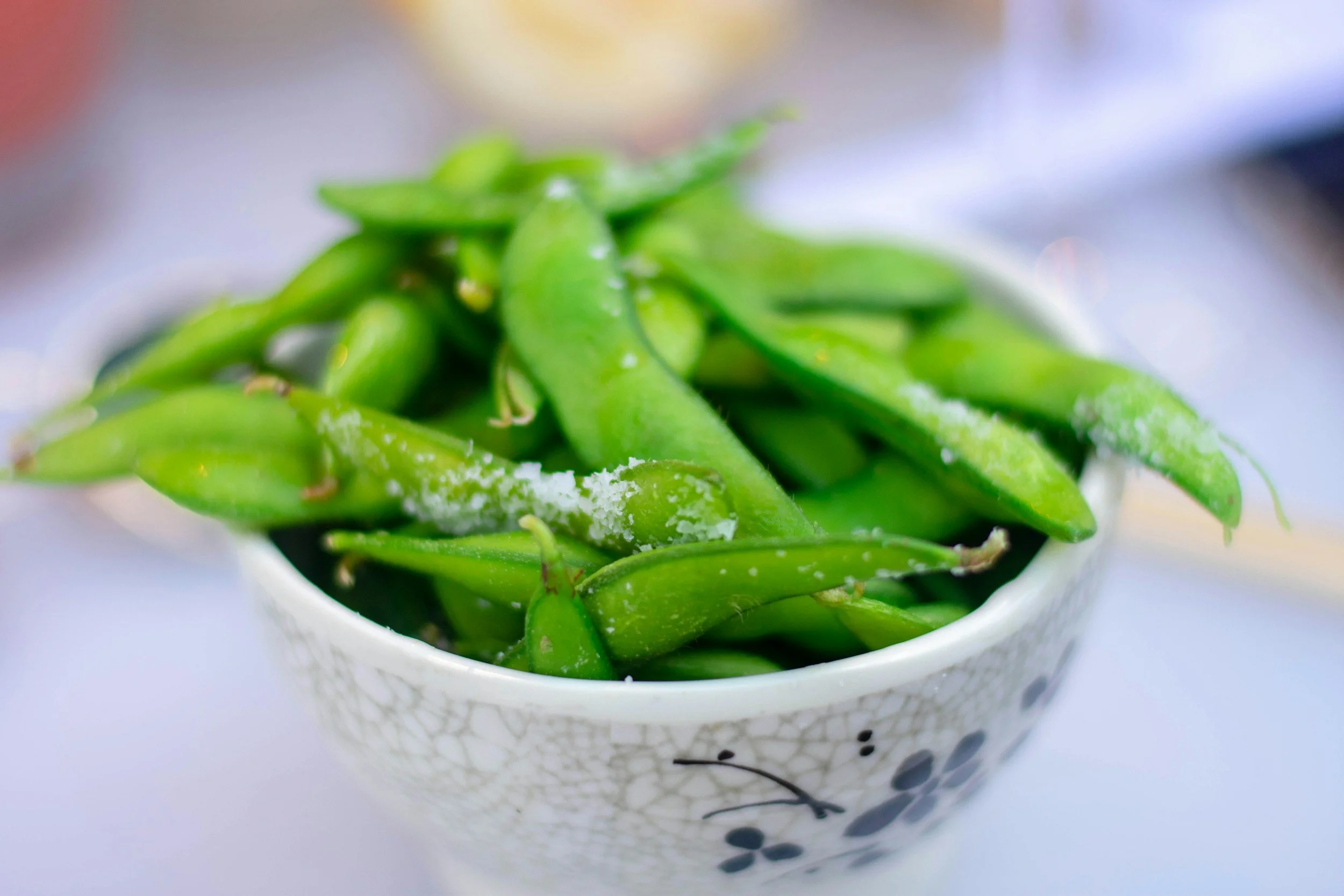 Chilli-lime edamame