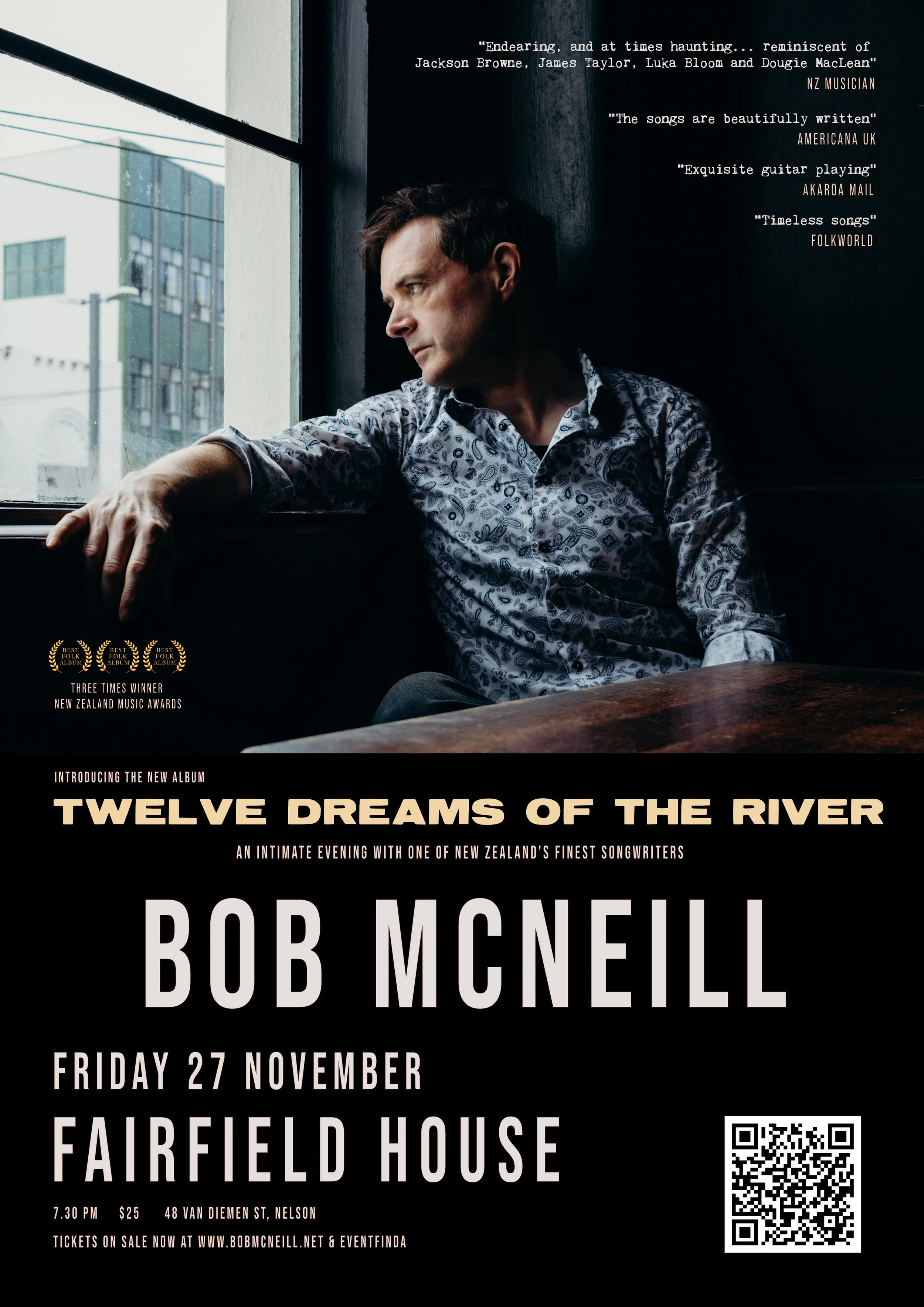 Bob McNeill live at Fairfield