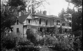 Fairfield House, black and white photograph