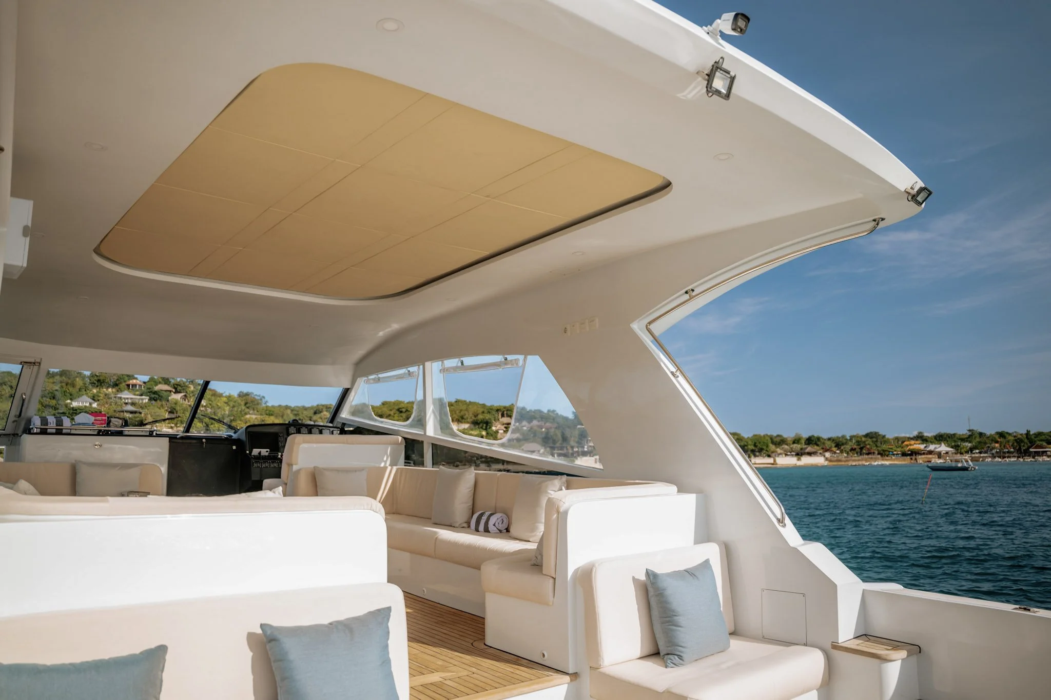 Kalm Charters interior seating