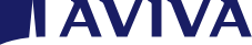 Part of a blue logo with the letters 'AVIVA' visible.