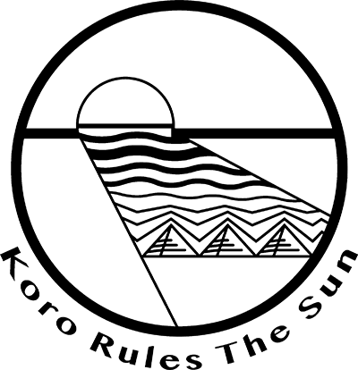 Zahyr Lauren's logo: A black and white line drawing of a setting sun over the ocean.