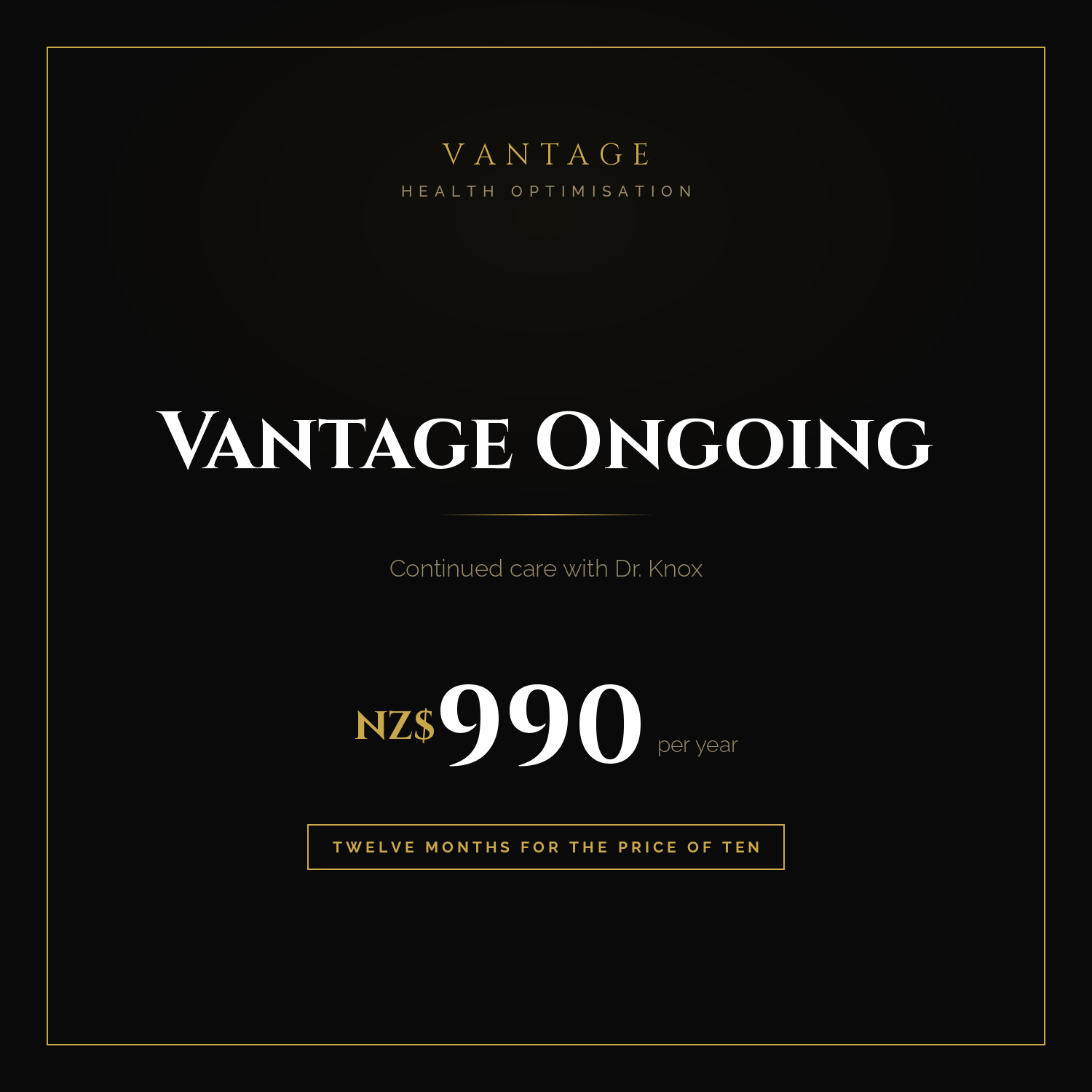 Vantage Ongoing Annual