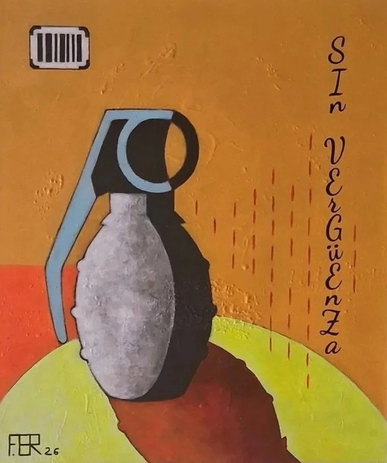Sin Vergüenza (Still life)
Acrylic on canvas 
37x44 cm 
