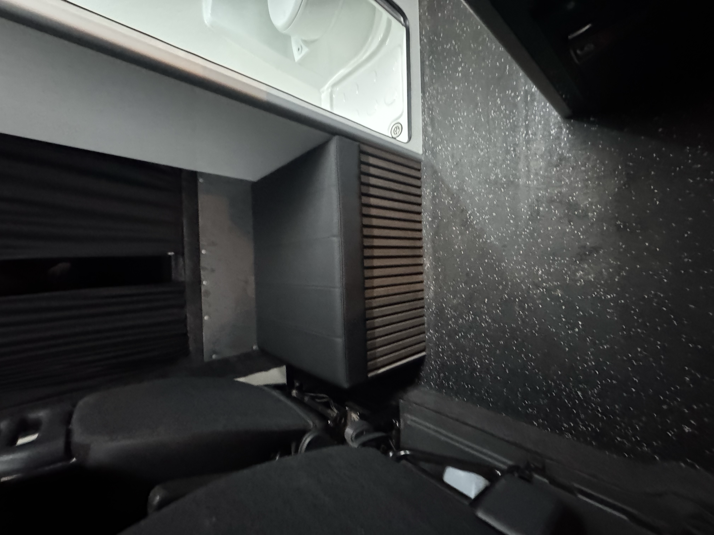 Acoustic Panel fitment to bench seat.