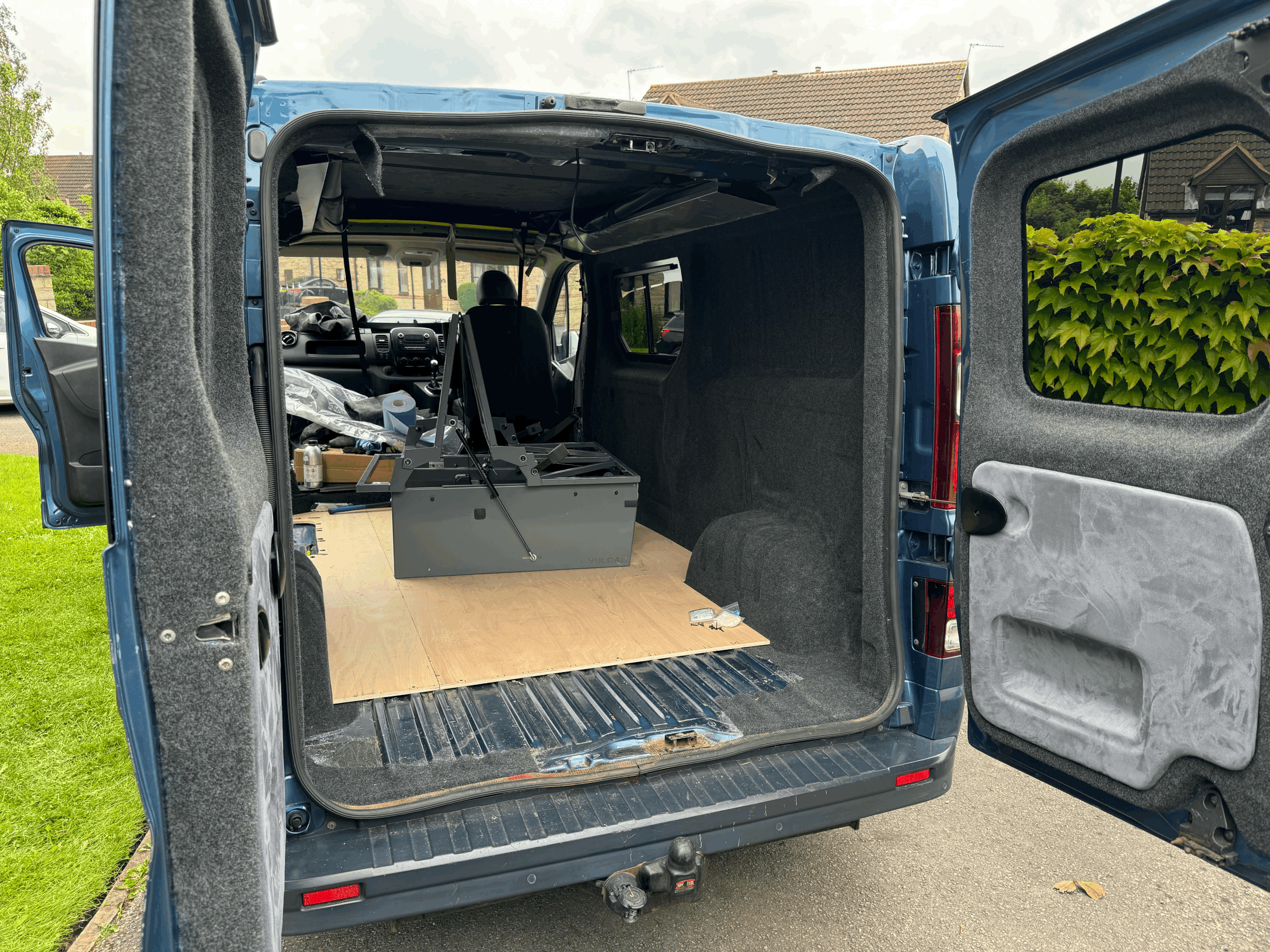 Campervan Lining and windows.